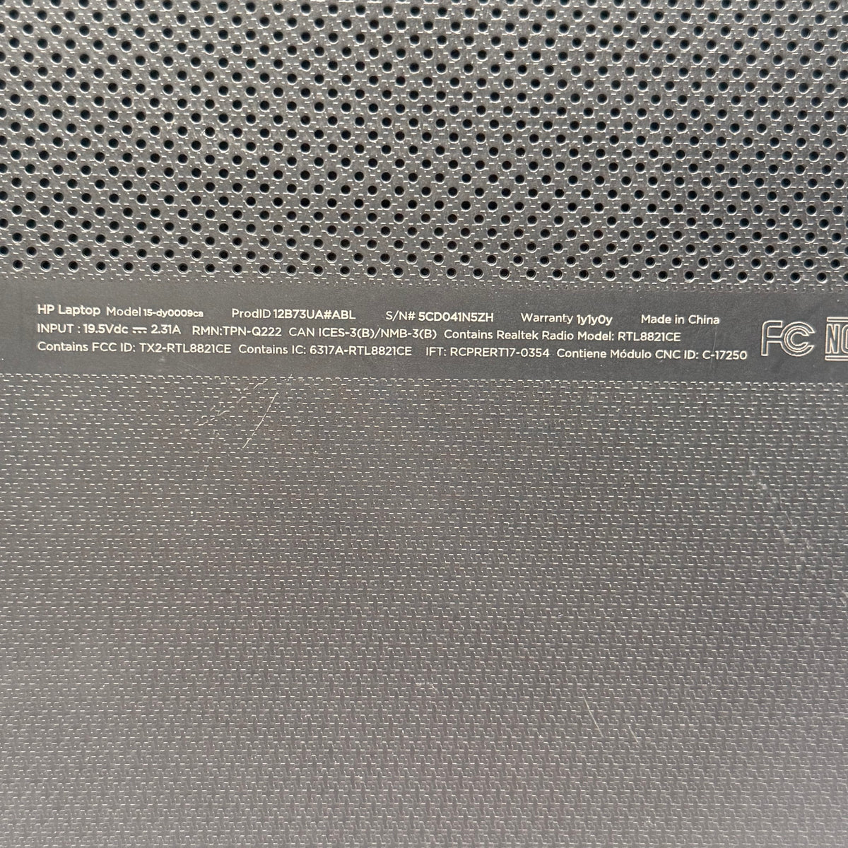 HP 15-dy0009ca Laptop - Broken