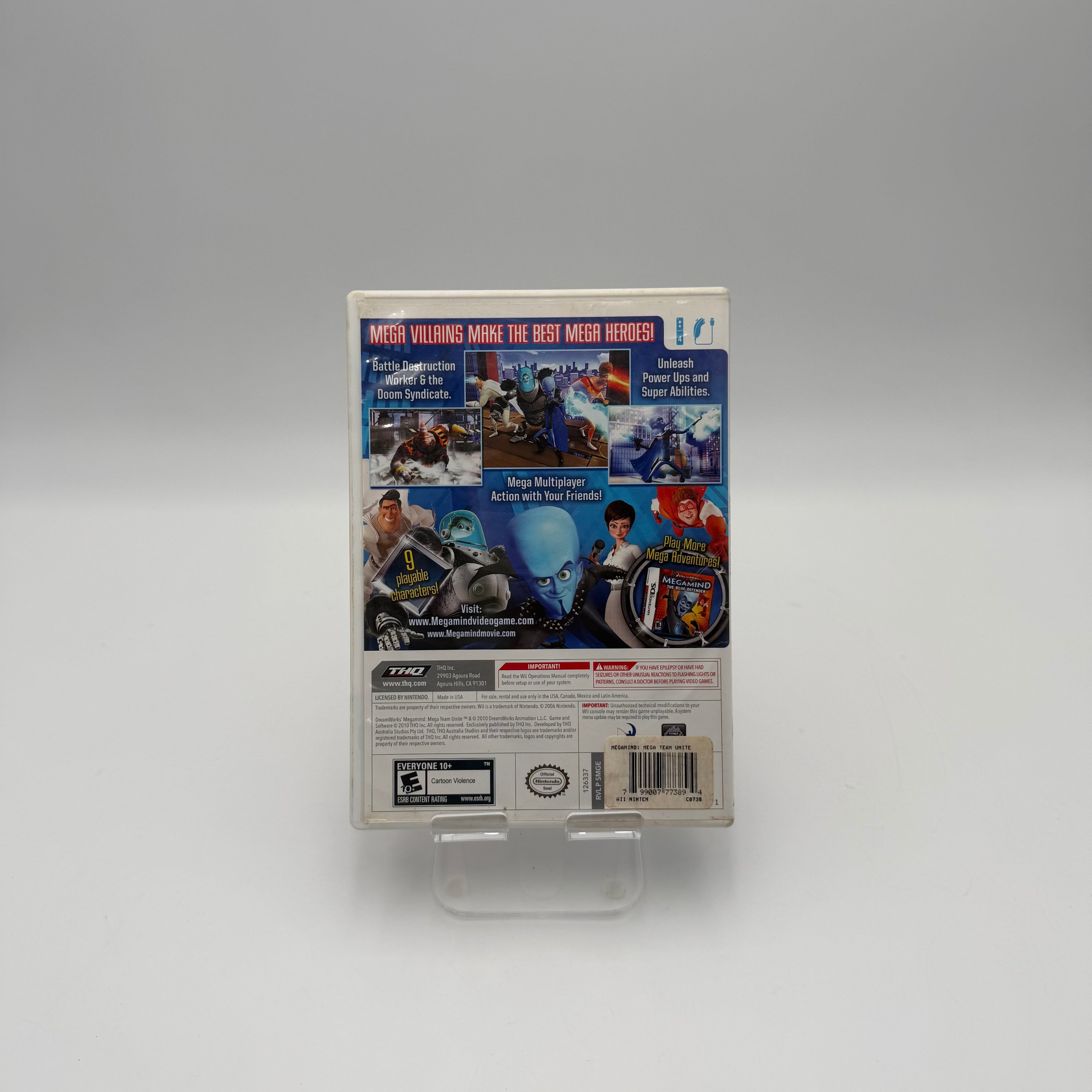 Nintendo Wii Megamind: Mega Team Unite - Tested/Working