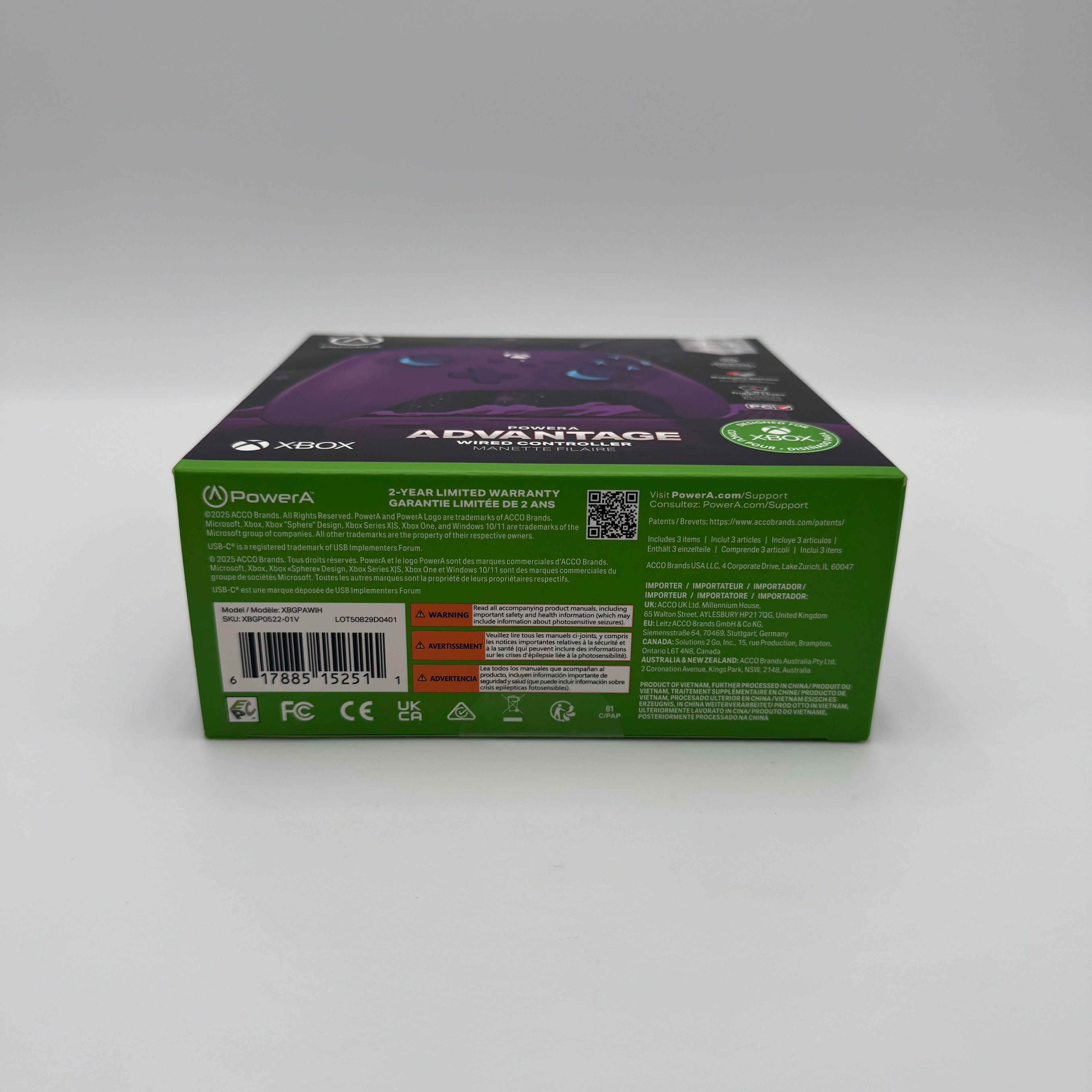 PowerA Advantage Wired Controller for Xbox Series X|S - Celestial Purple