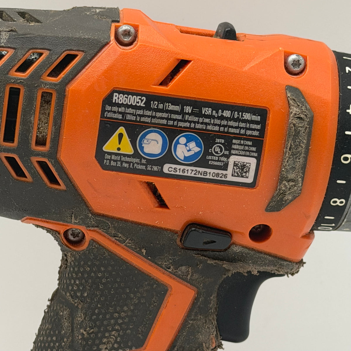 RIDGID R860052 Power Tool