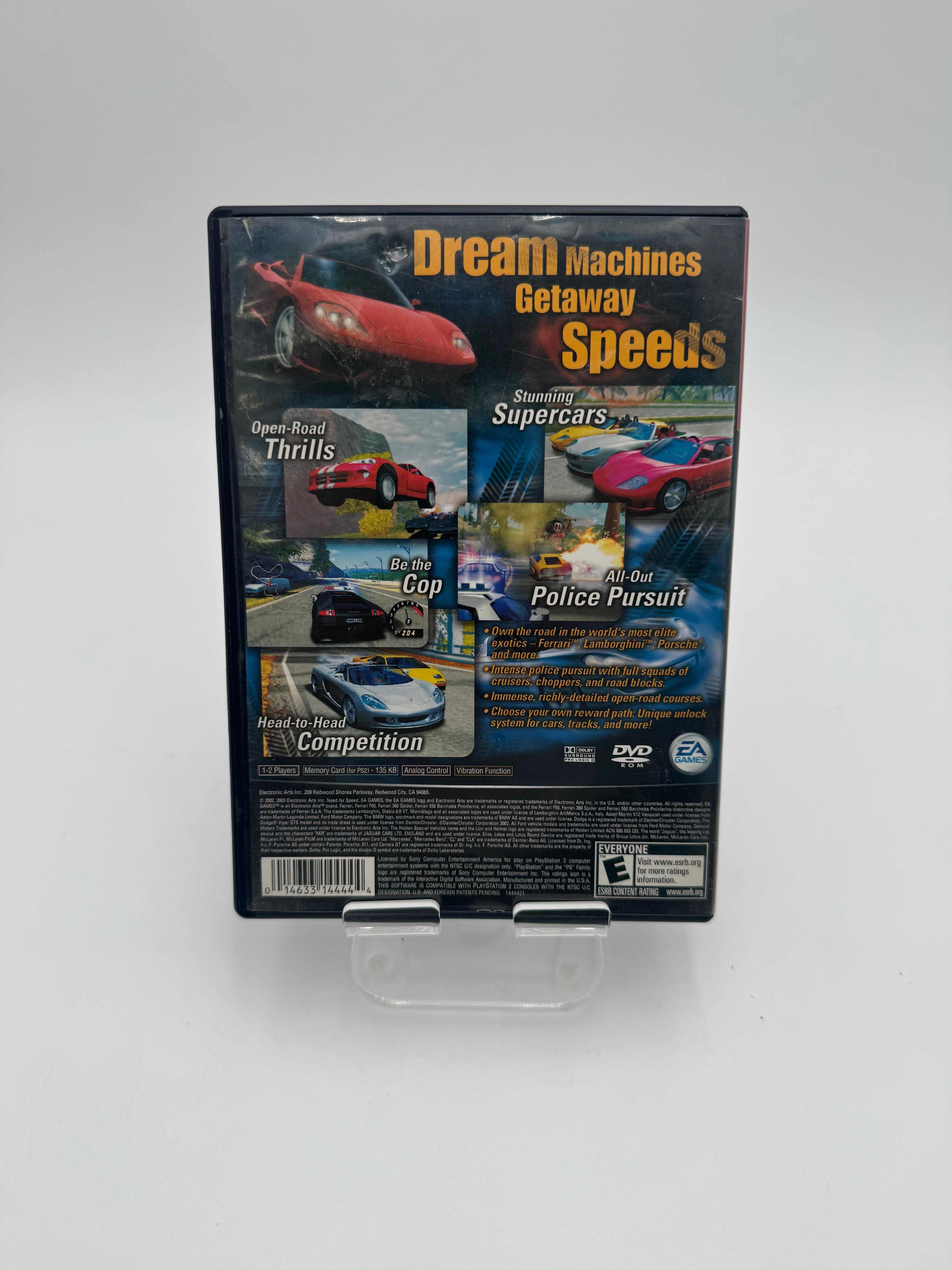 PlayStation 2 Need for Speed Hot Pursuit 2  - Used With Box