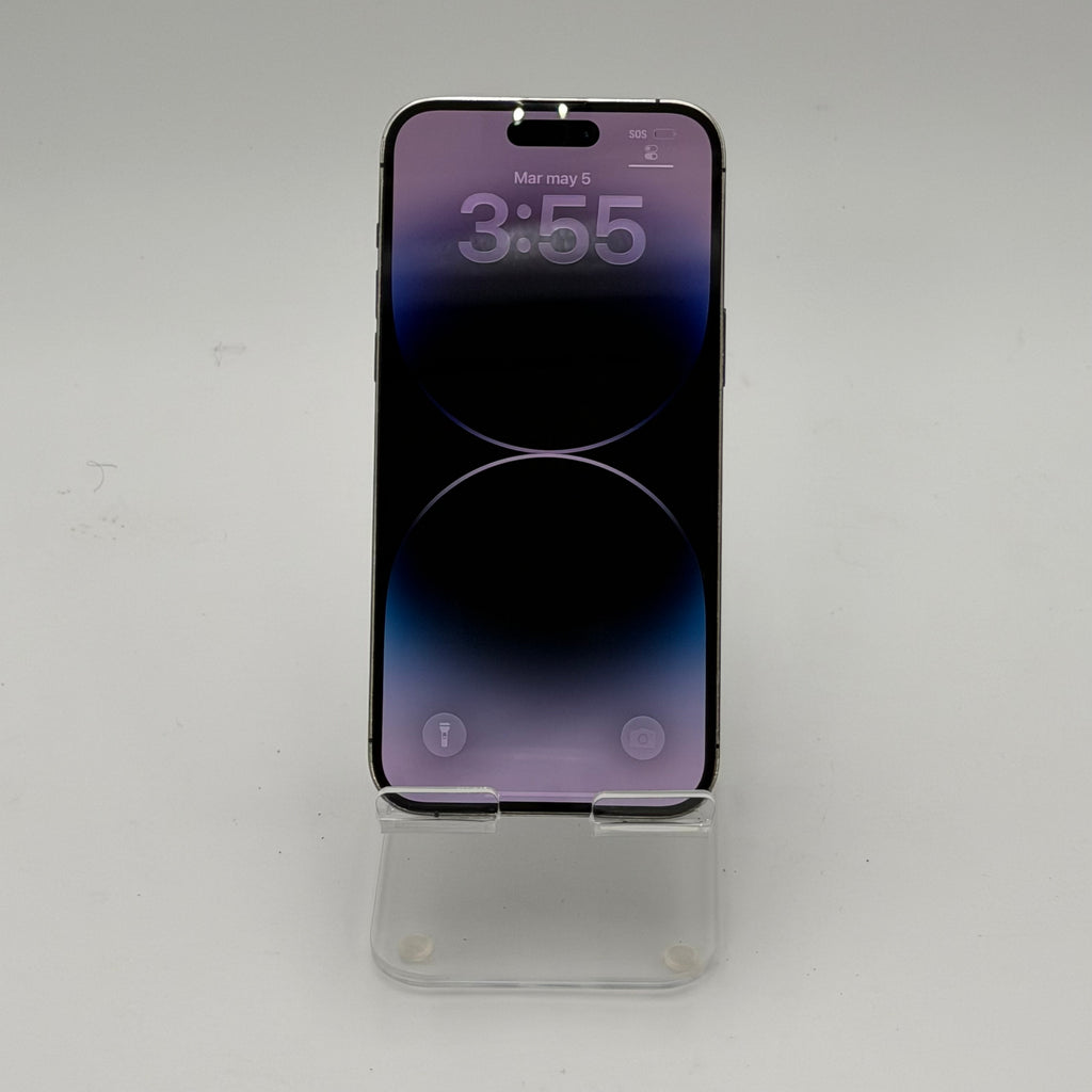 Apple iPhone 14 Pro Max 128GB (UNLOCKED) Black - 78% 🔋 Cracked Back