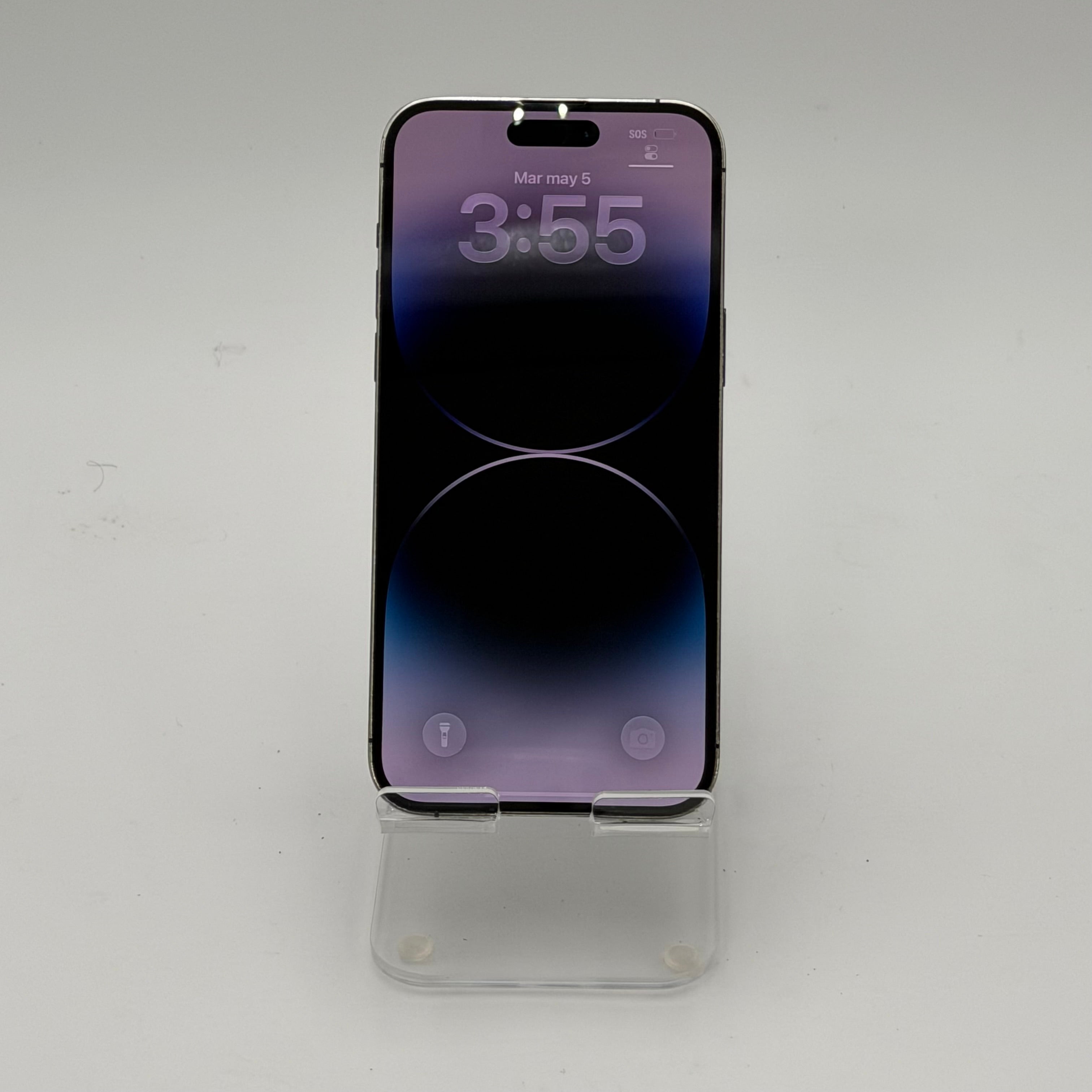 Apple iPhone 14 Pro Max 128GB (UNLOCKED) Black - 78% 🔋 Cracked Back