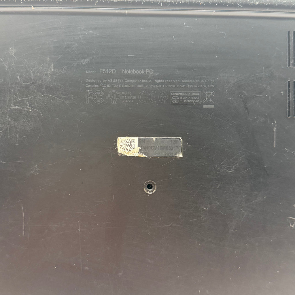 Asus Vivobook F512D Laptop - Broken - Black