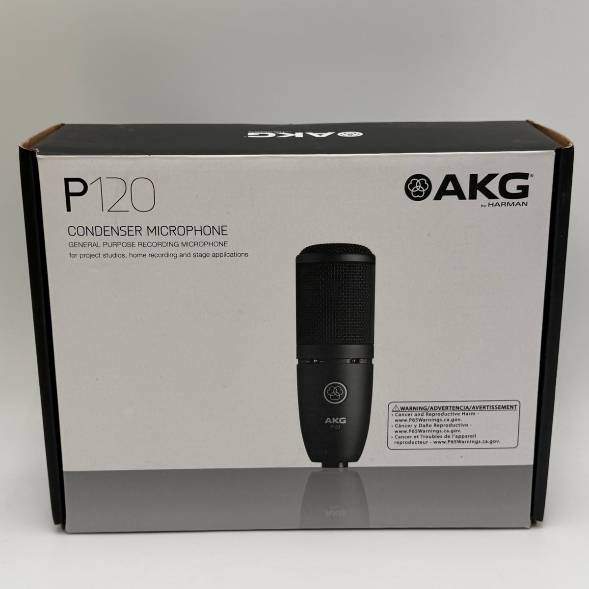 AKG P120 Condenser Microphone Black Used - A