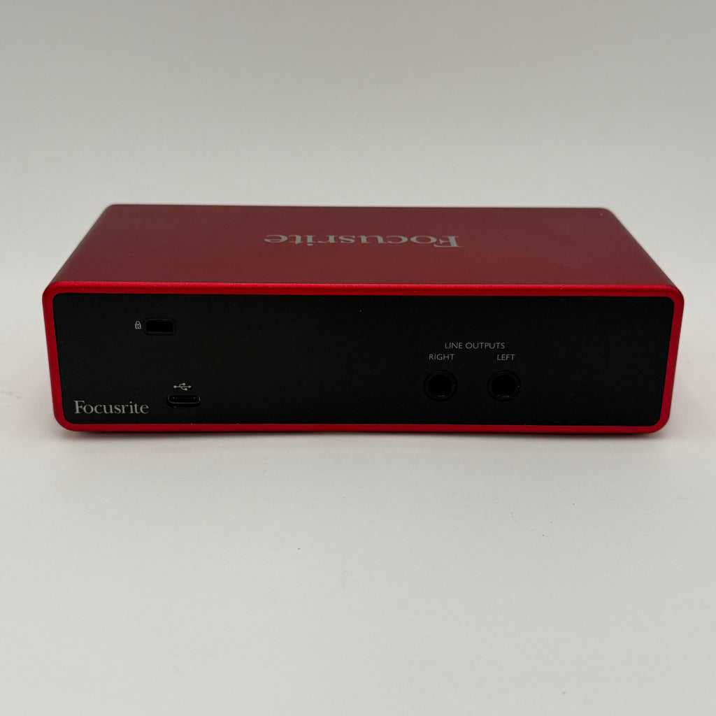 Focusrite Scarlett 2i2 USB Audio Interface 3rd Generation Red