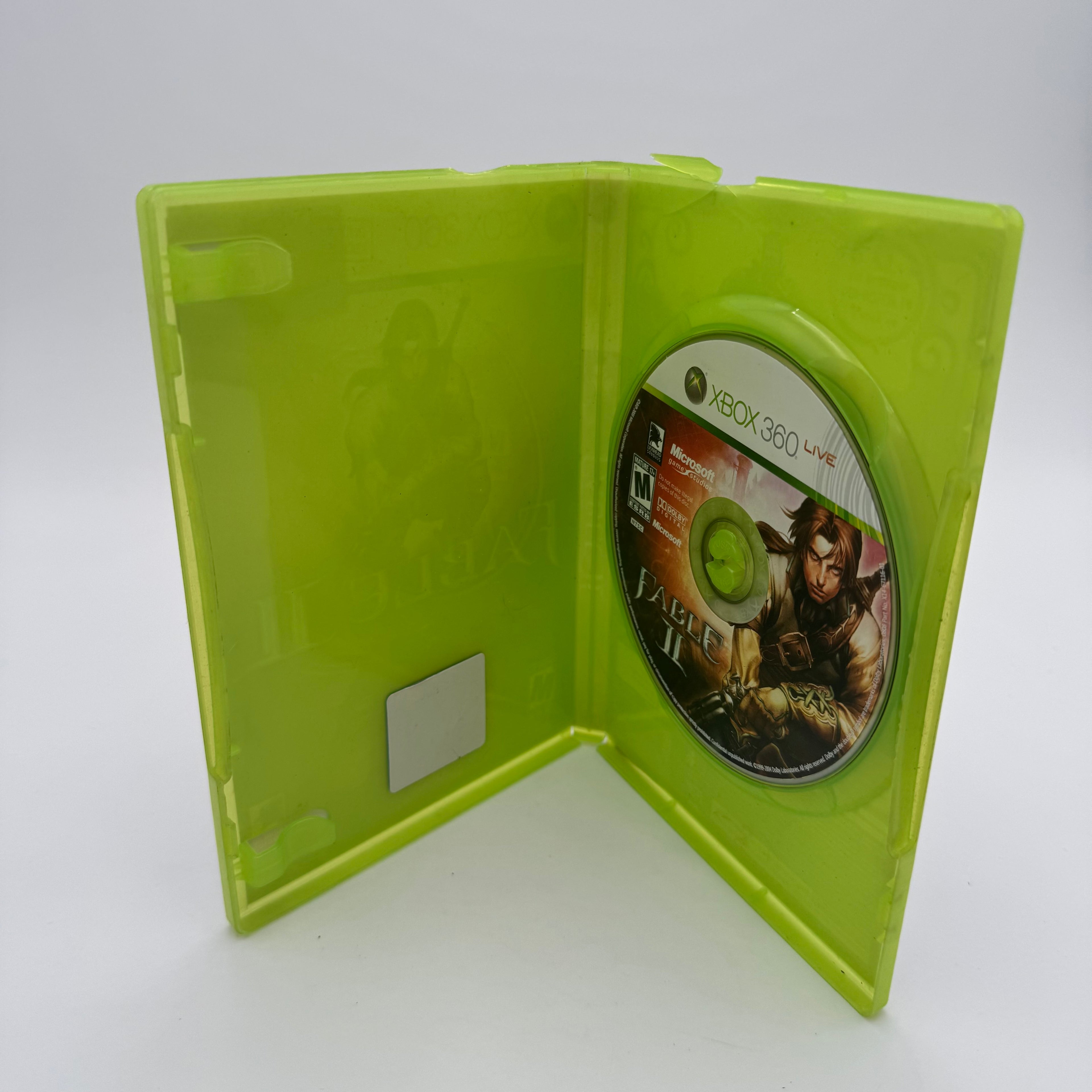 Fable II Microsoft Xbox 360 Video Game Complete w/ Case, Manual & Inserts - Green