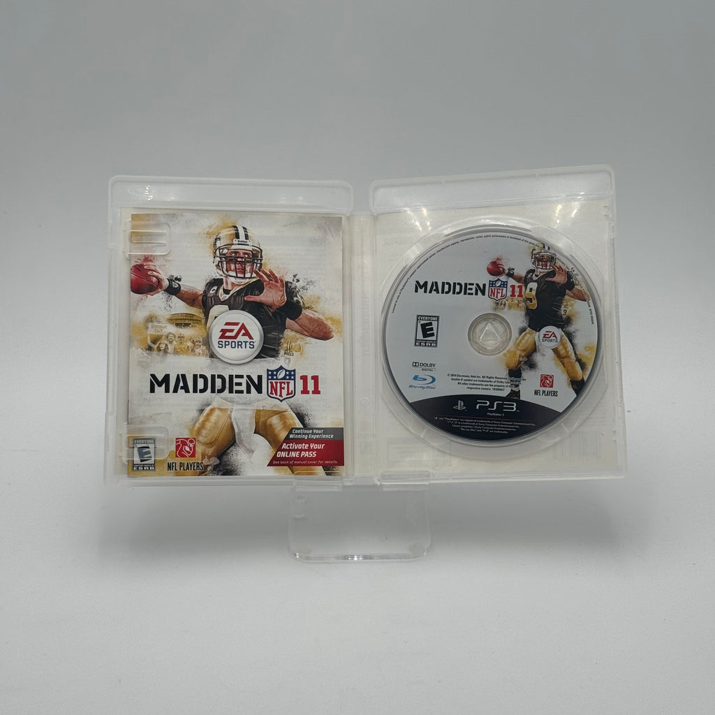 EA Sports Madden NFL 11 Video Game, Ps3, Pre-Owned