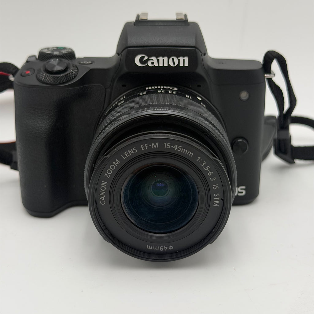 Canon EOS M50 Digital Camera Black Used - A