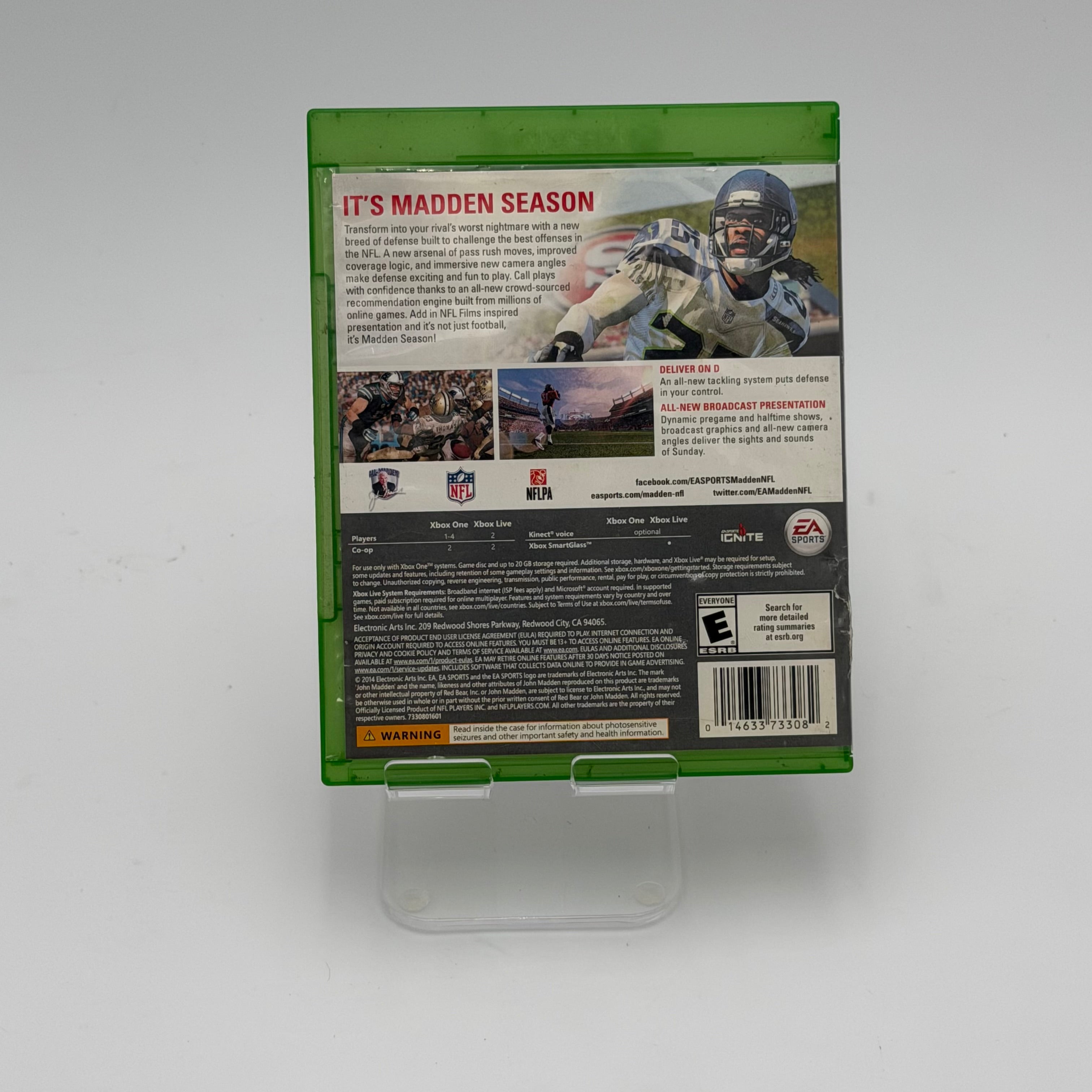 Madden NFL 15 Xbox One Video Game - Used