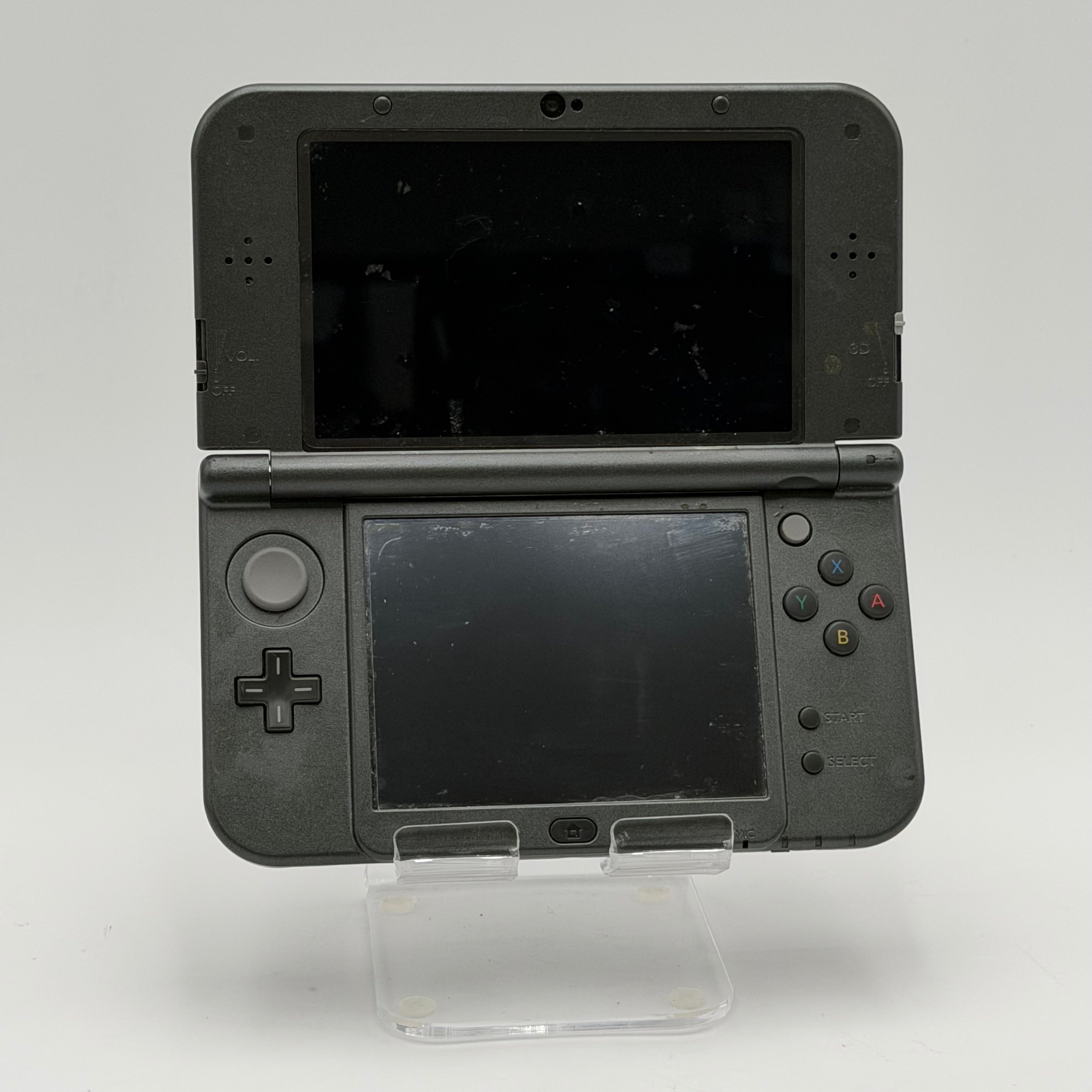 New Nintendo 3DS XL Black RED-001 - For Parts / Repairs