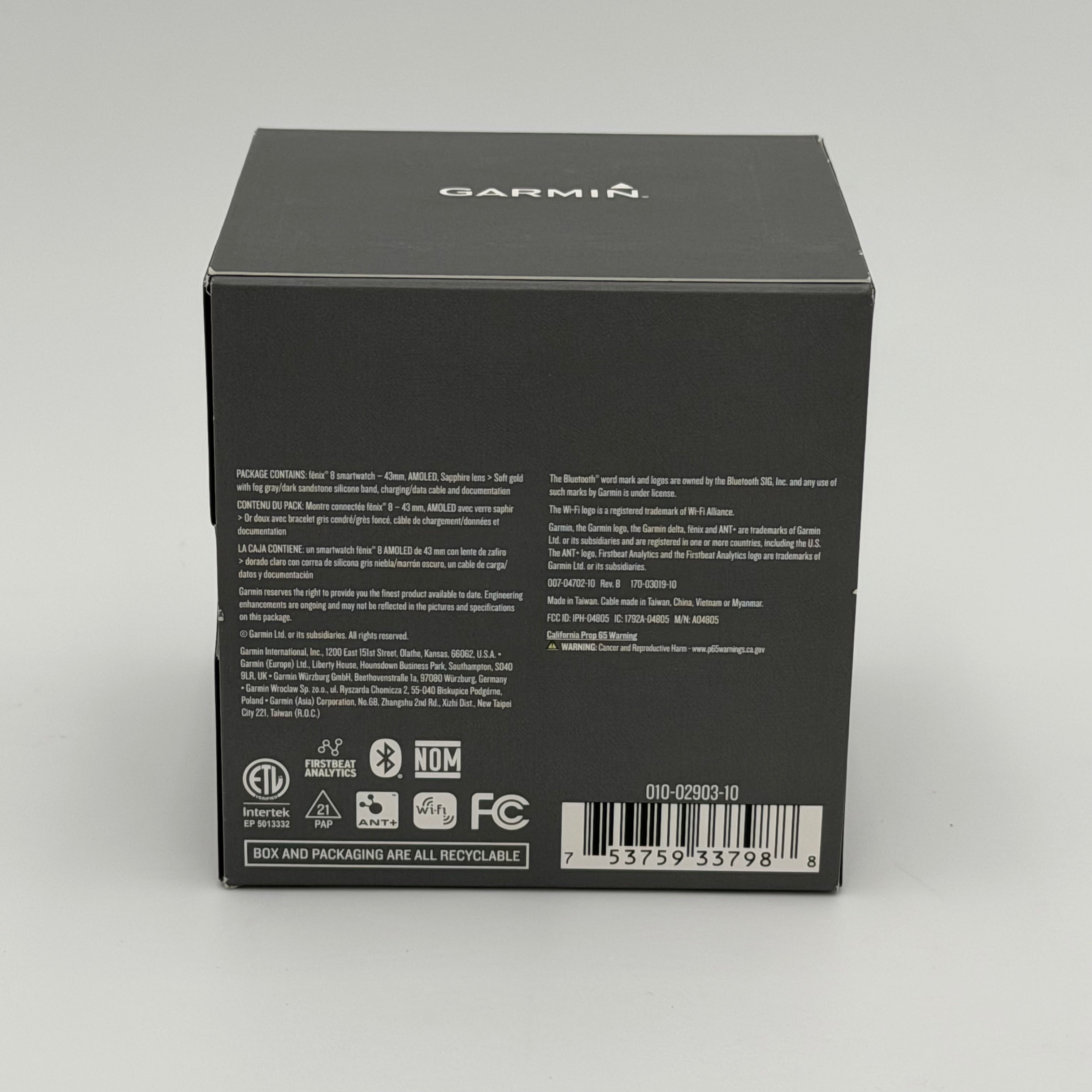 Garmin Fenix 8 GPS Smartwatch - New Open Box
