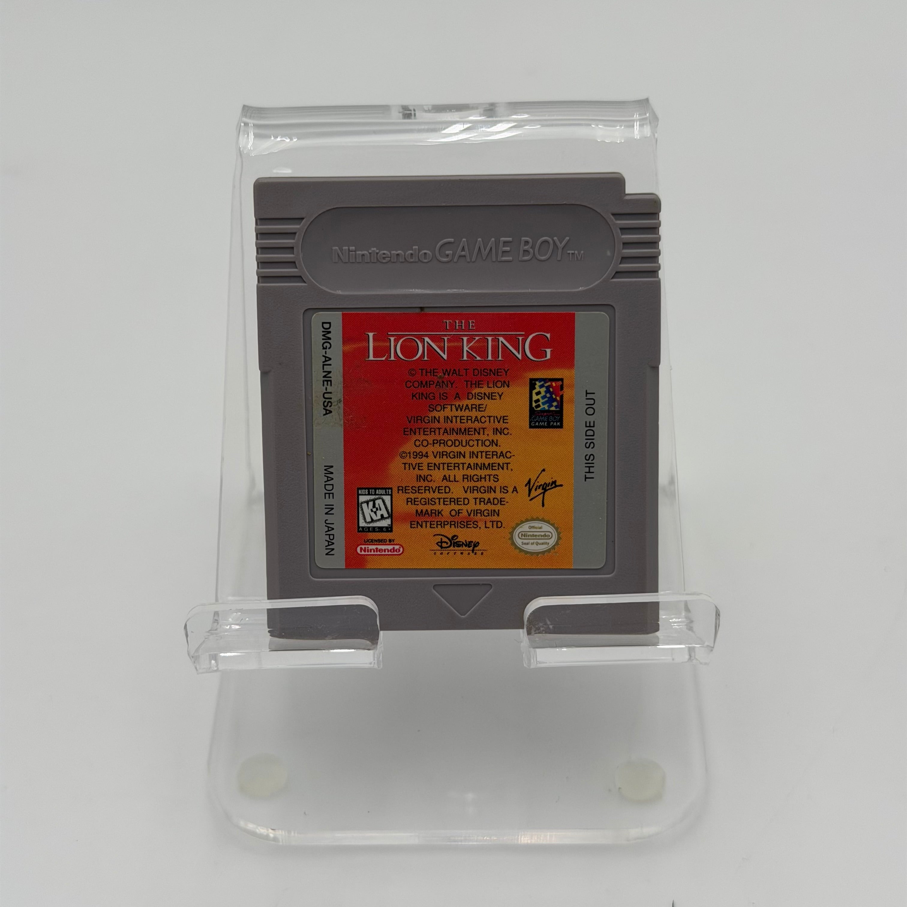 The Lion King Nintendo Game Boy GB - Used Cartridge Only