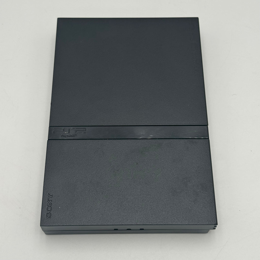 Broken Sony PlayStation 2 Slim (SCPH-75001) w/Power Cord Unreadable Disc