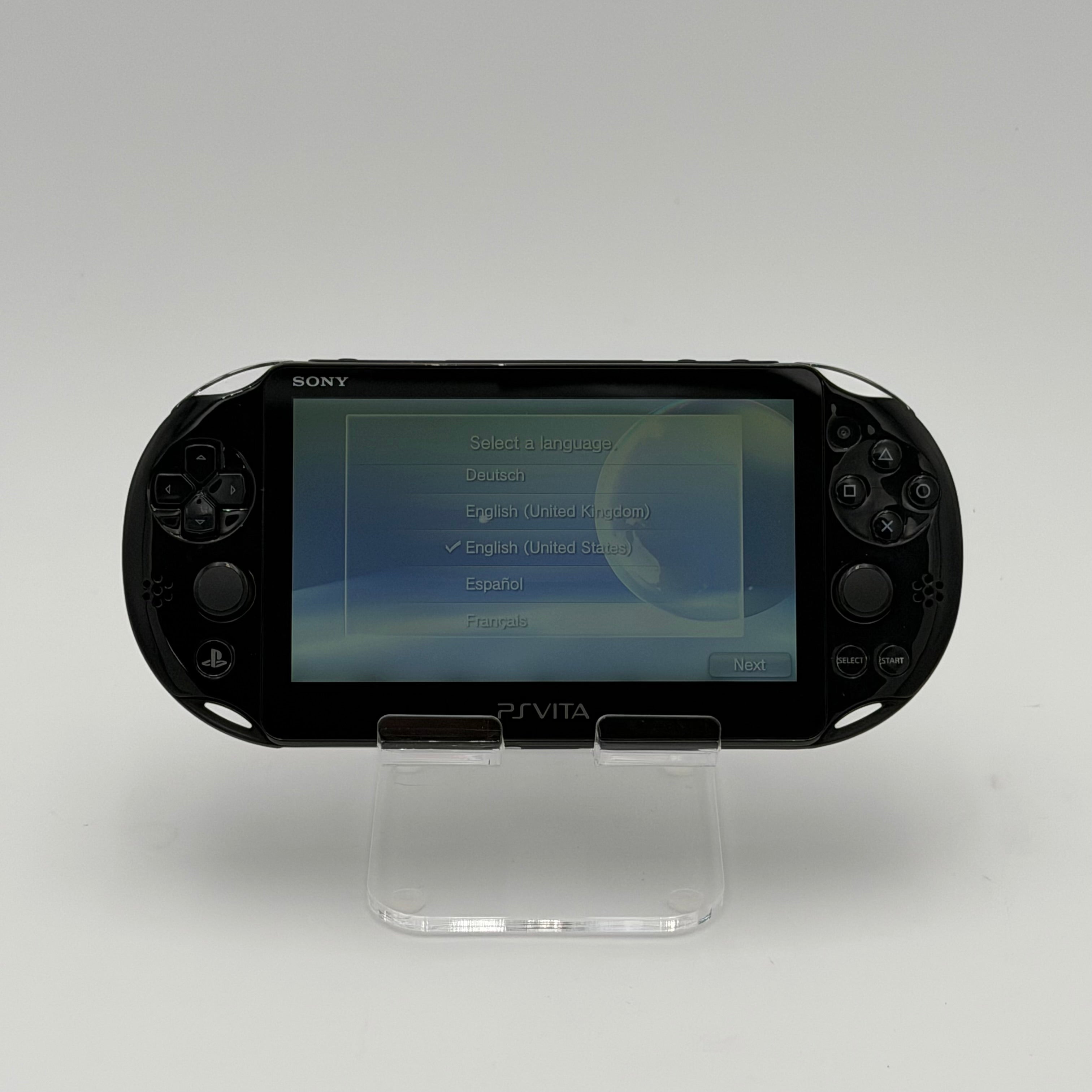 Sony PlayStation Vita Slim (PCH-2001) Black 128GB Handheld Game Console