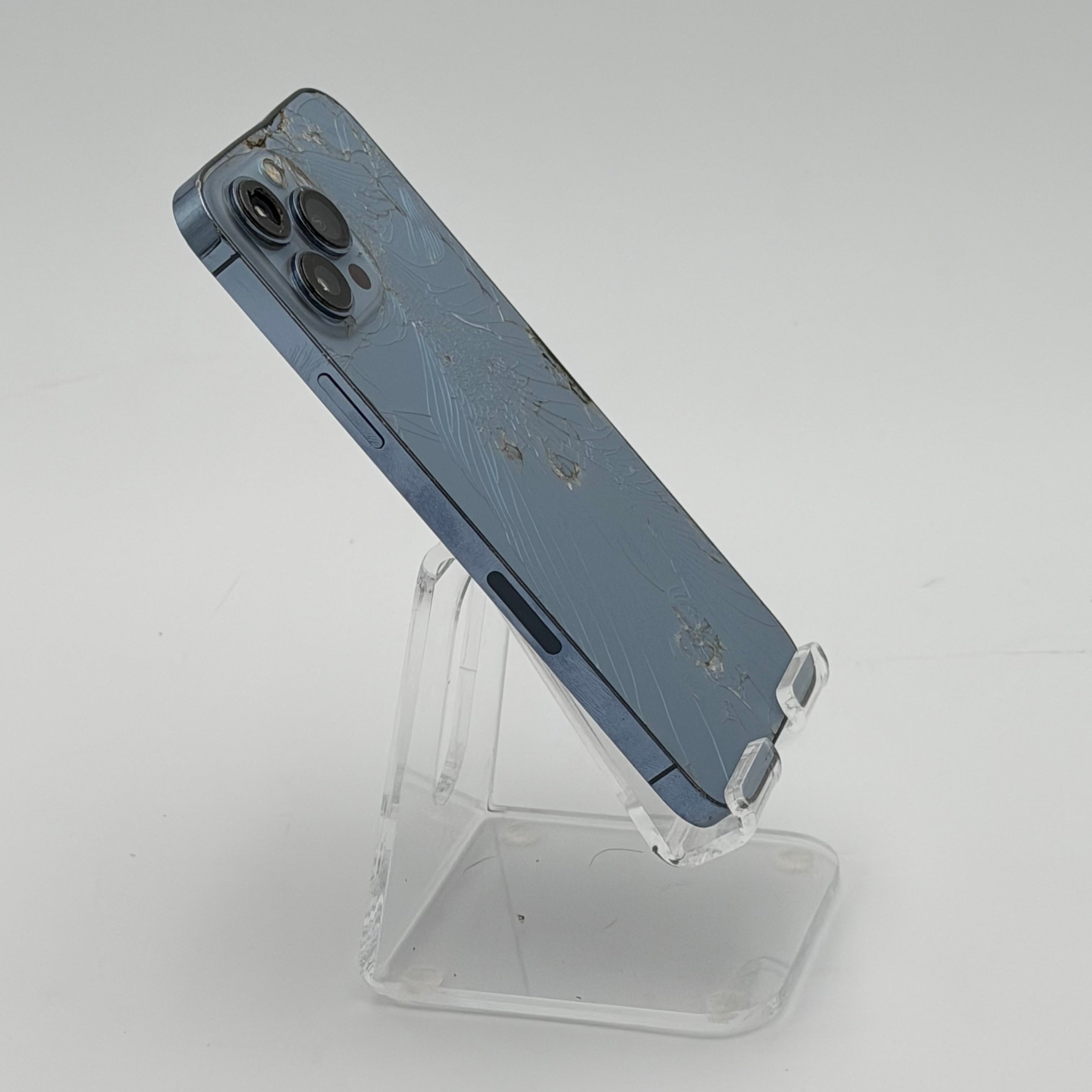 Apple iPhone 13 Pro Max 256GB Blue Unlocked - Broken for Parts