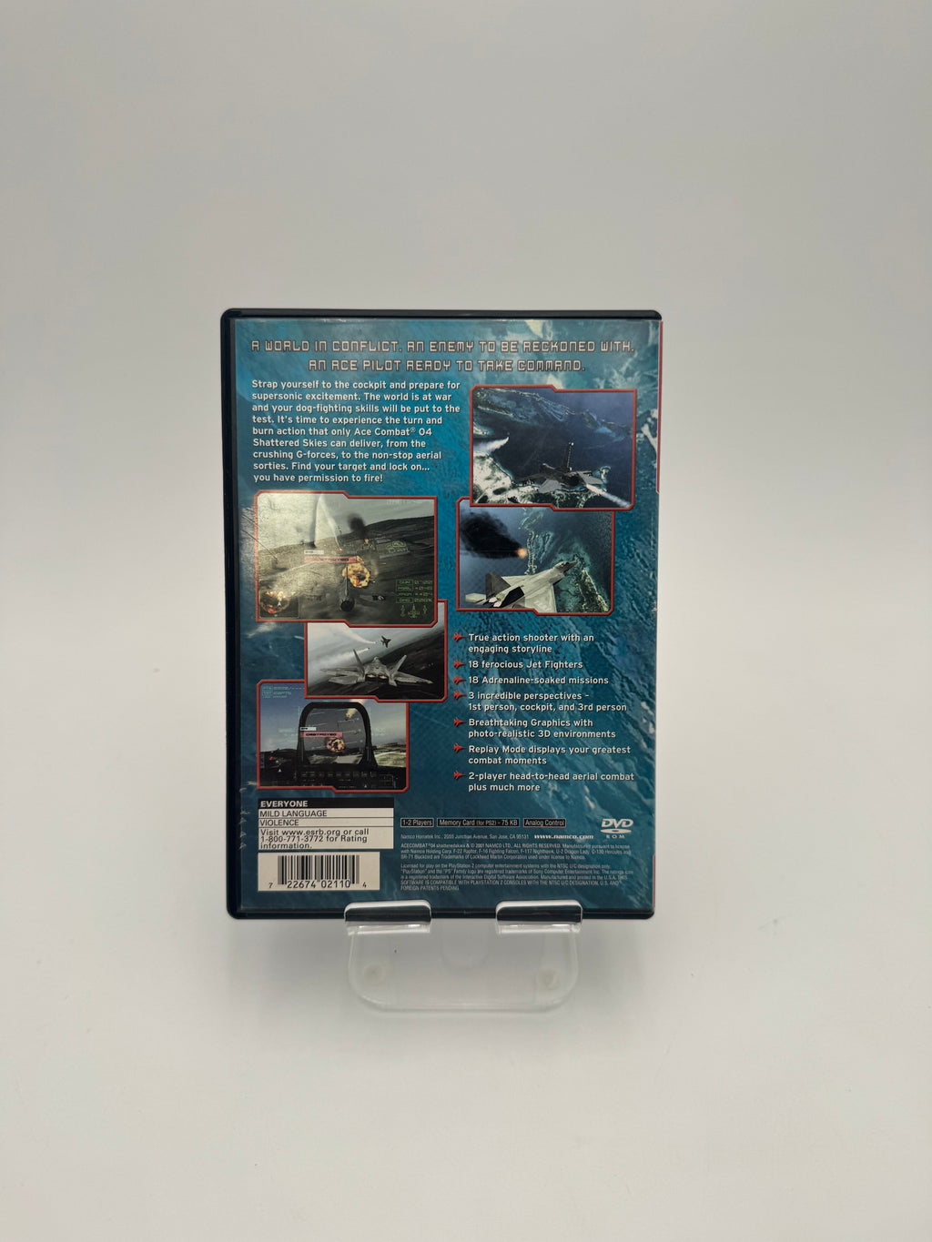 Ace Combat 04 Shattered Skies PlayStation 2 PS2 - Used With Case