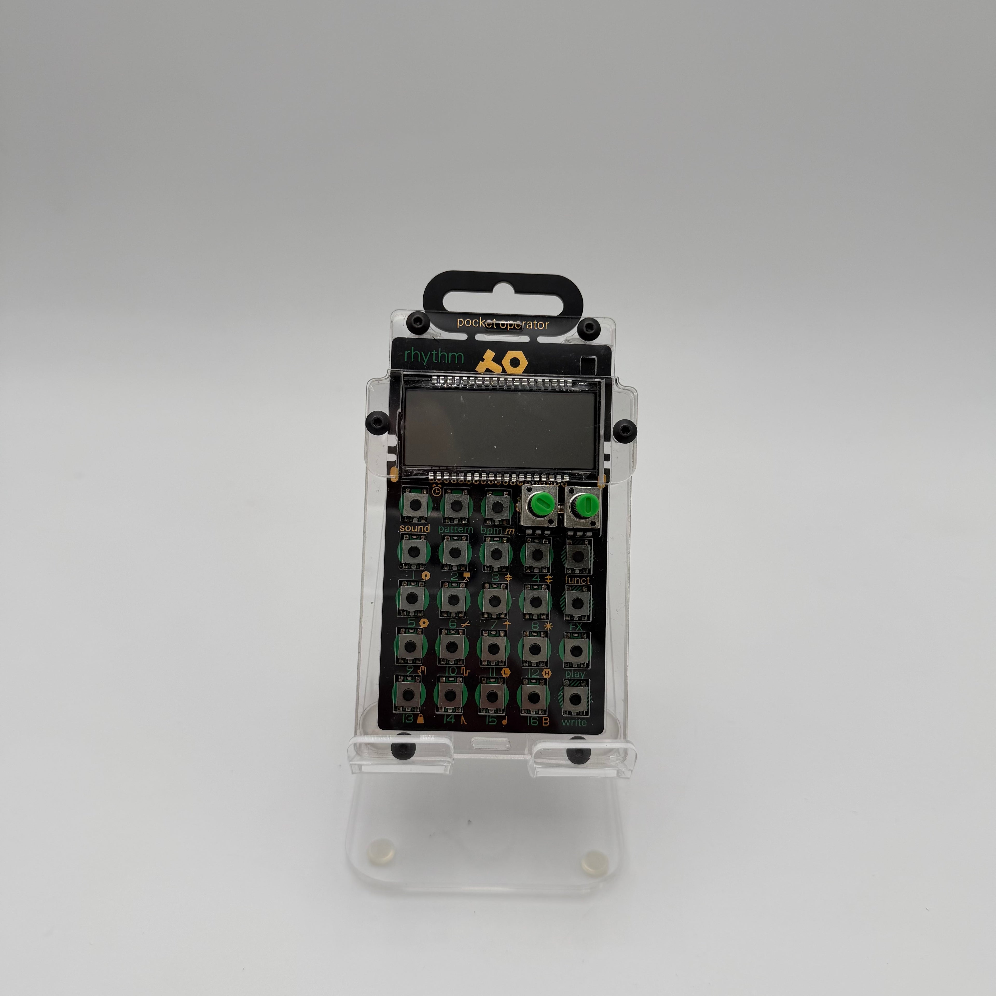 Teenage Engineering PO-12 Rhythm Pocket Operator Clear