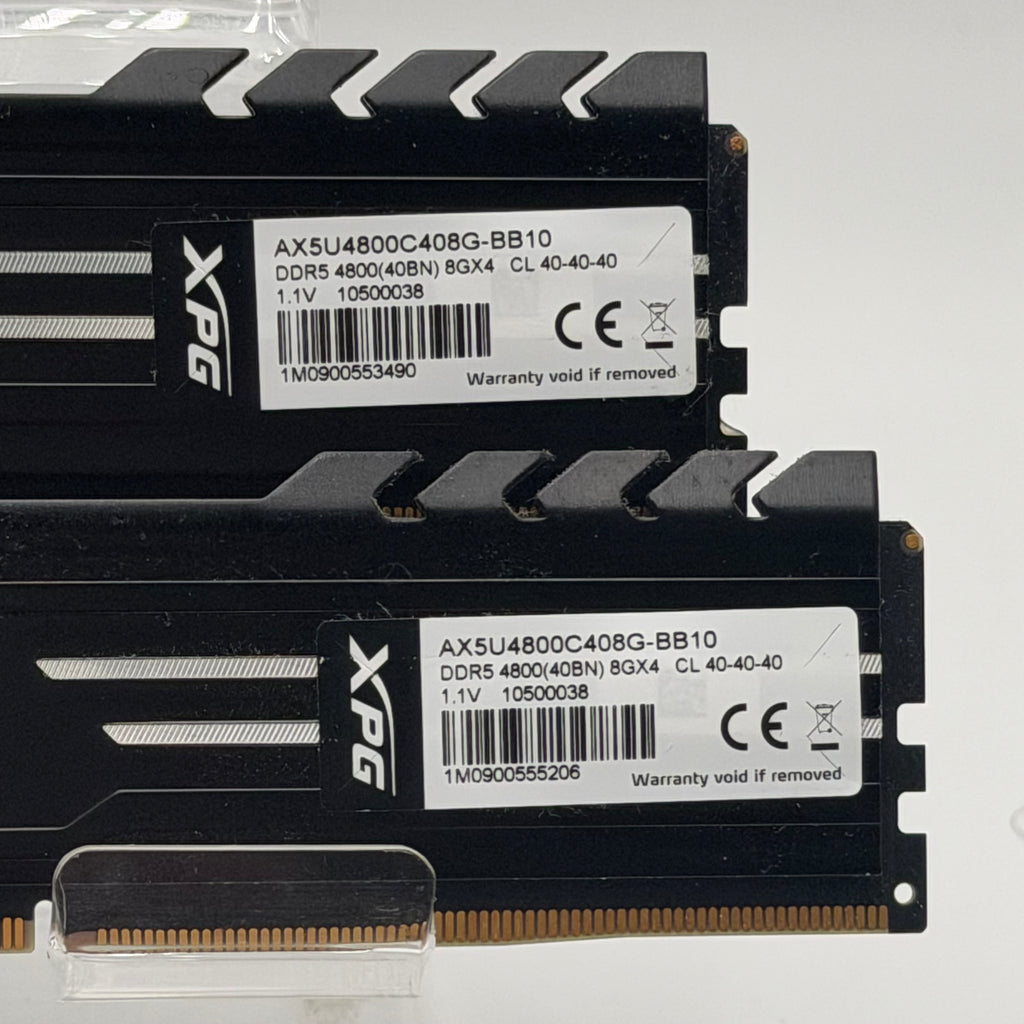 XPG D10 DDR5 8GBx4 6000MHz Black Memory Module