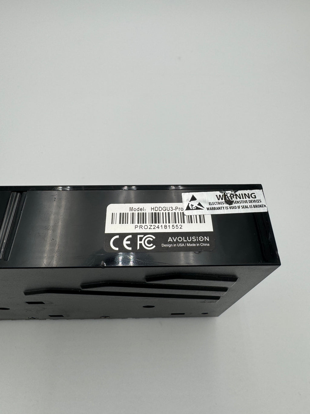 Avolusion HDDGU3-Pro External Drive 3.6TB Enclosure Black Used - B