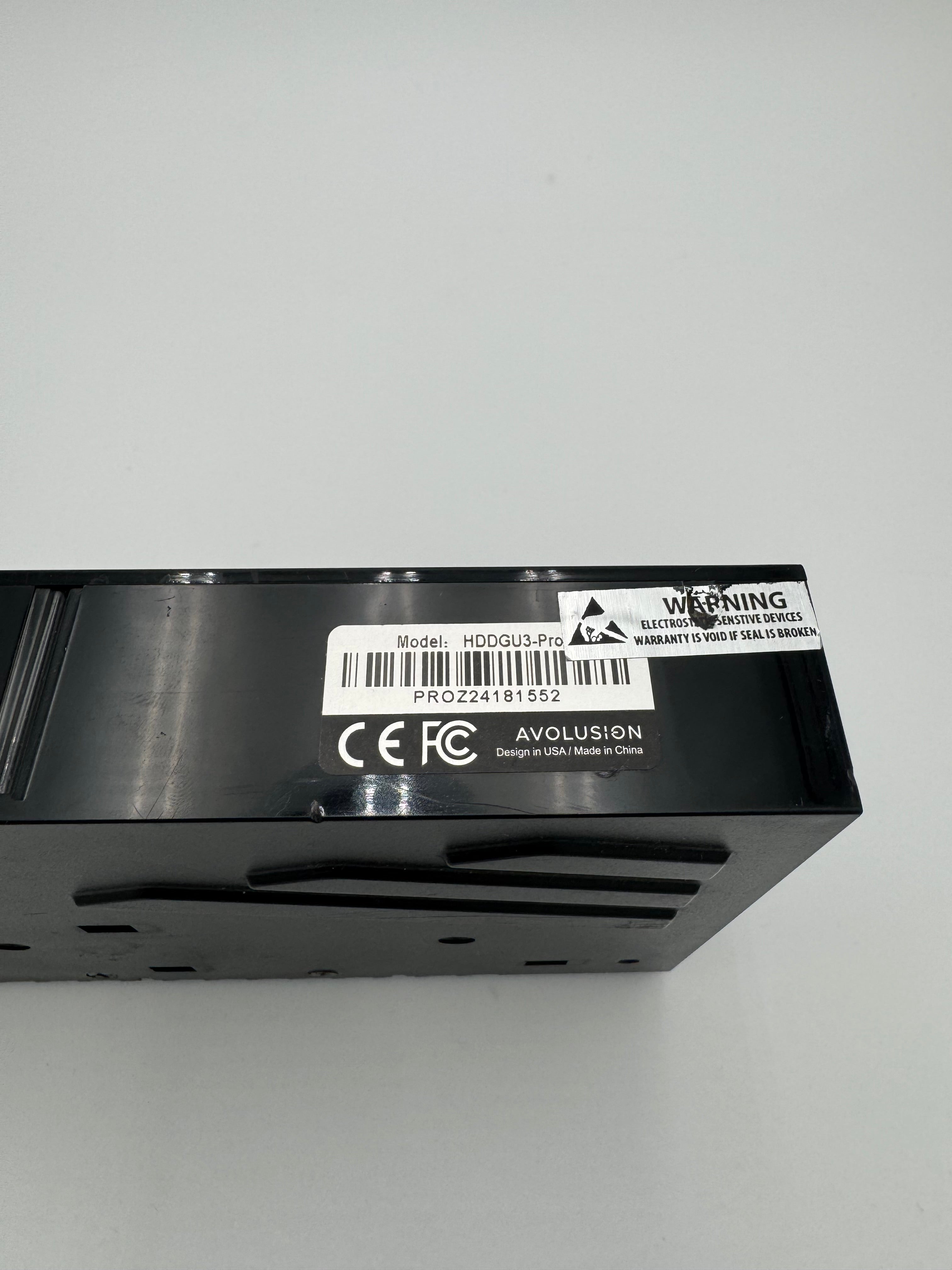 Avolusion HDDGU3-Pro External Drive 3.6TB Enclosure Black Used - B