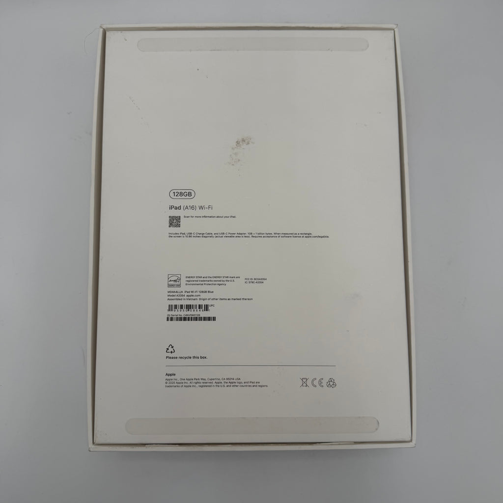 Apple iPad (11th Gen) A16 (2025) 128GB Wi-Fi Only Tablet