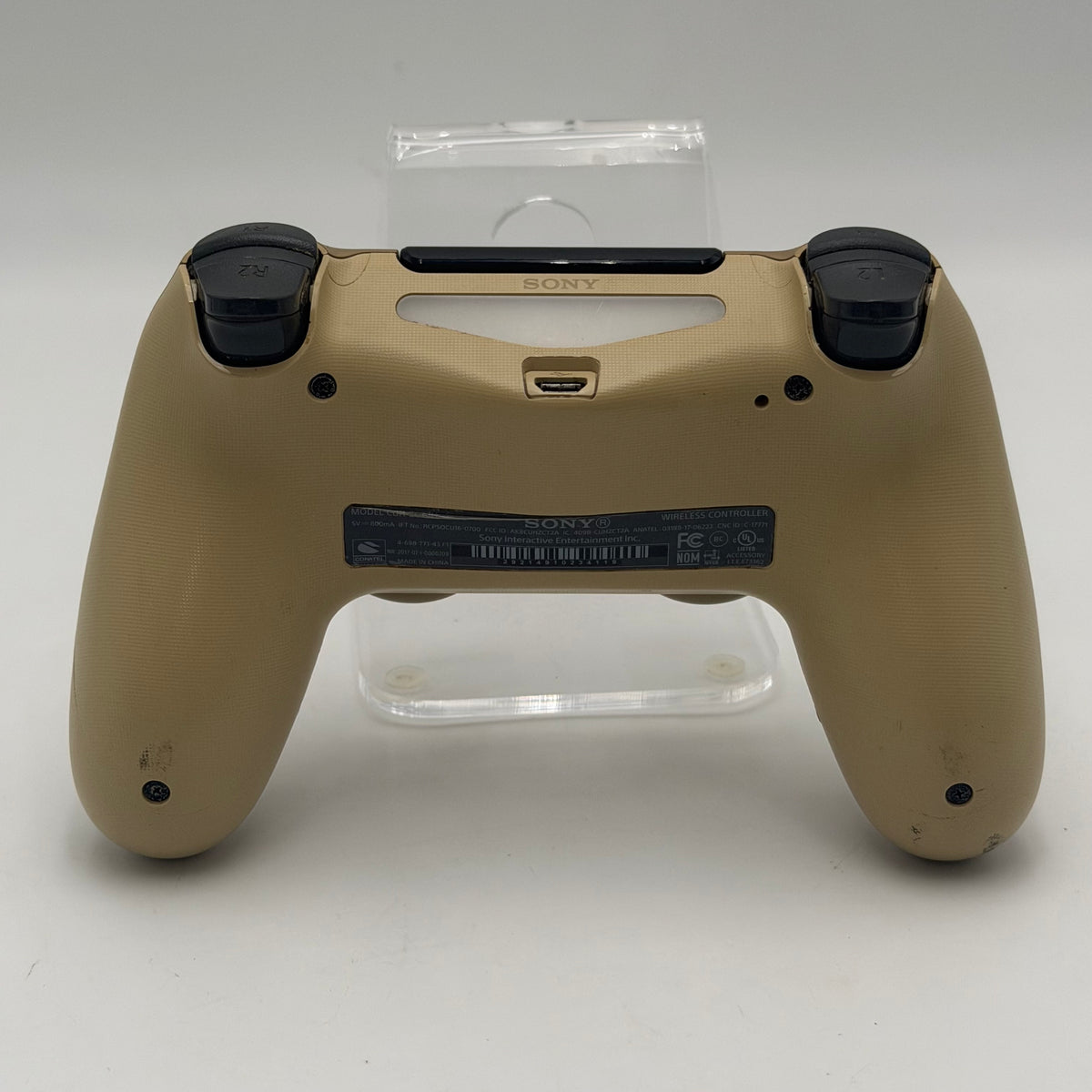 Sony PS4 CUH-ZCT2U Game Controller Gold stick drift