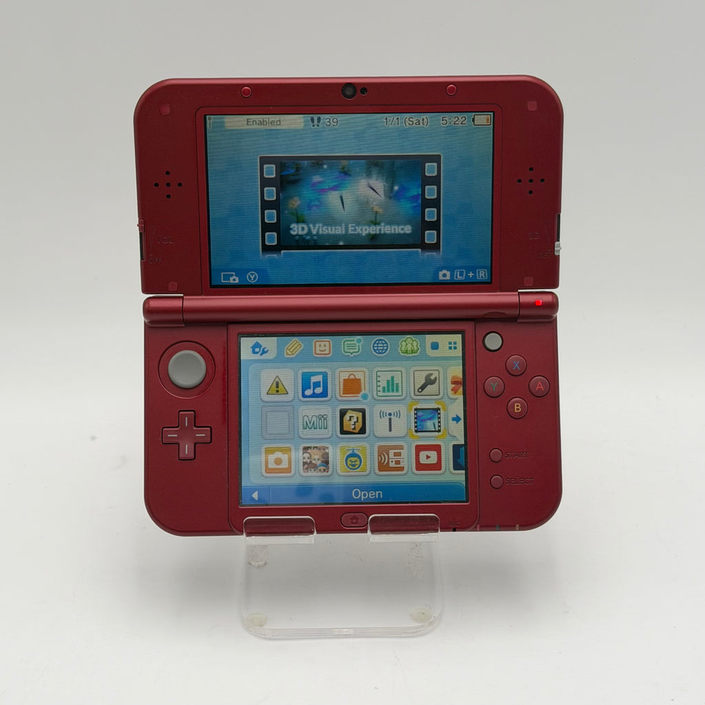 Nintendo 3DS XL (SPR-003) Red Used Fully Functional Power Cable