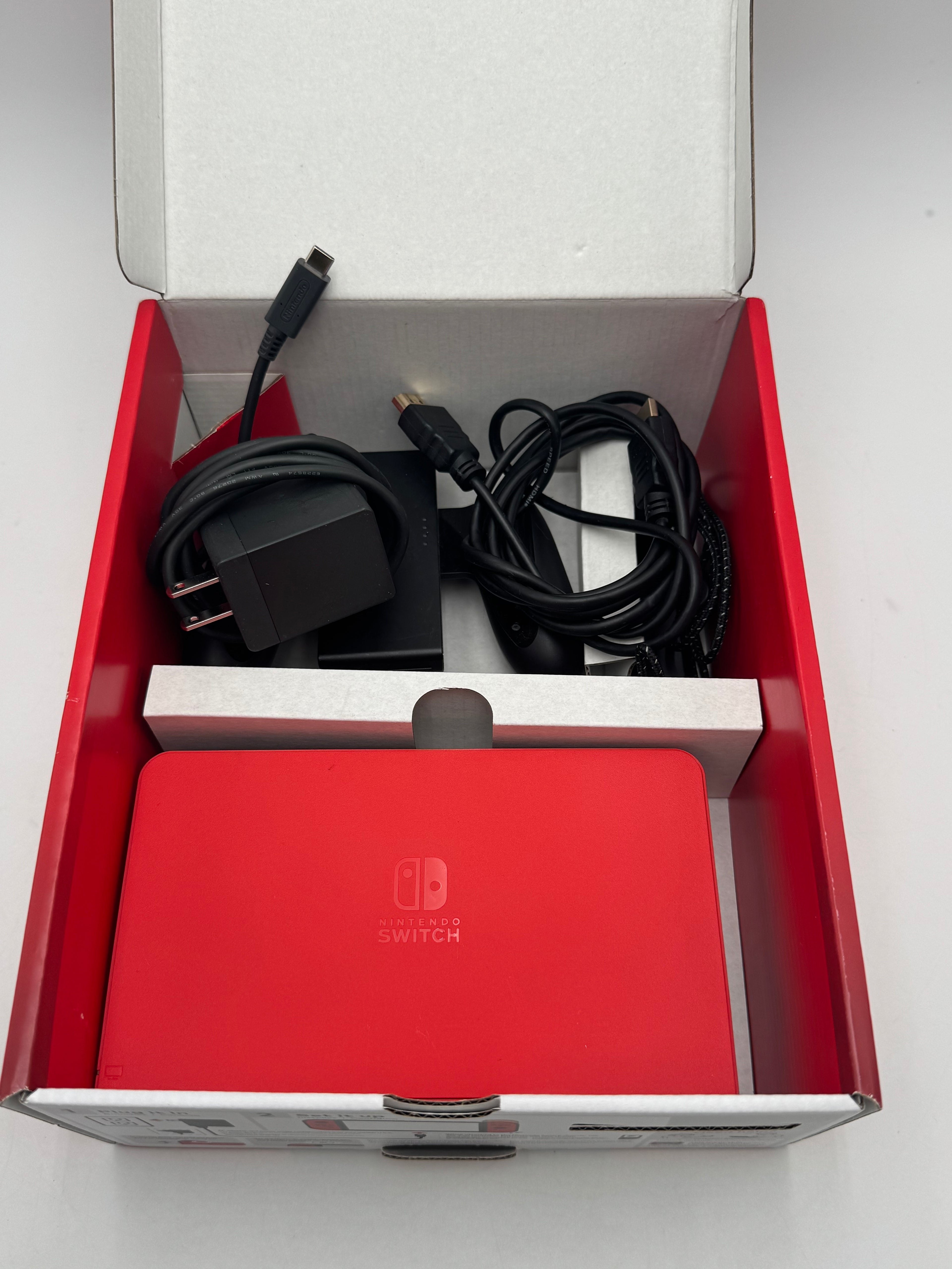 Nintendo Switch OLED Console Gaming System Only HEG-001 Mario Red Edition