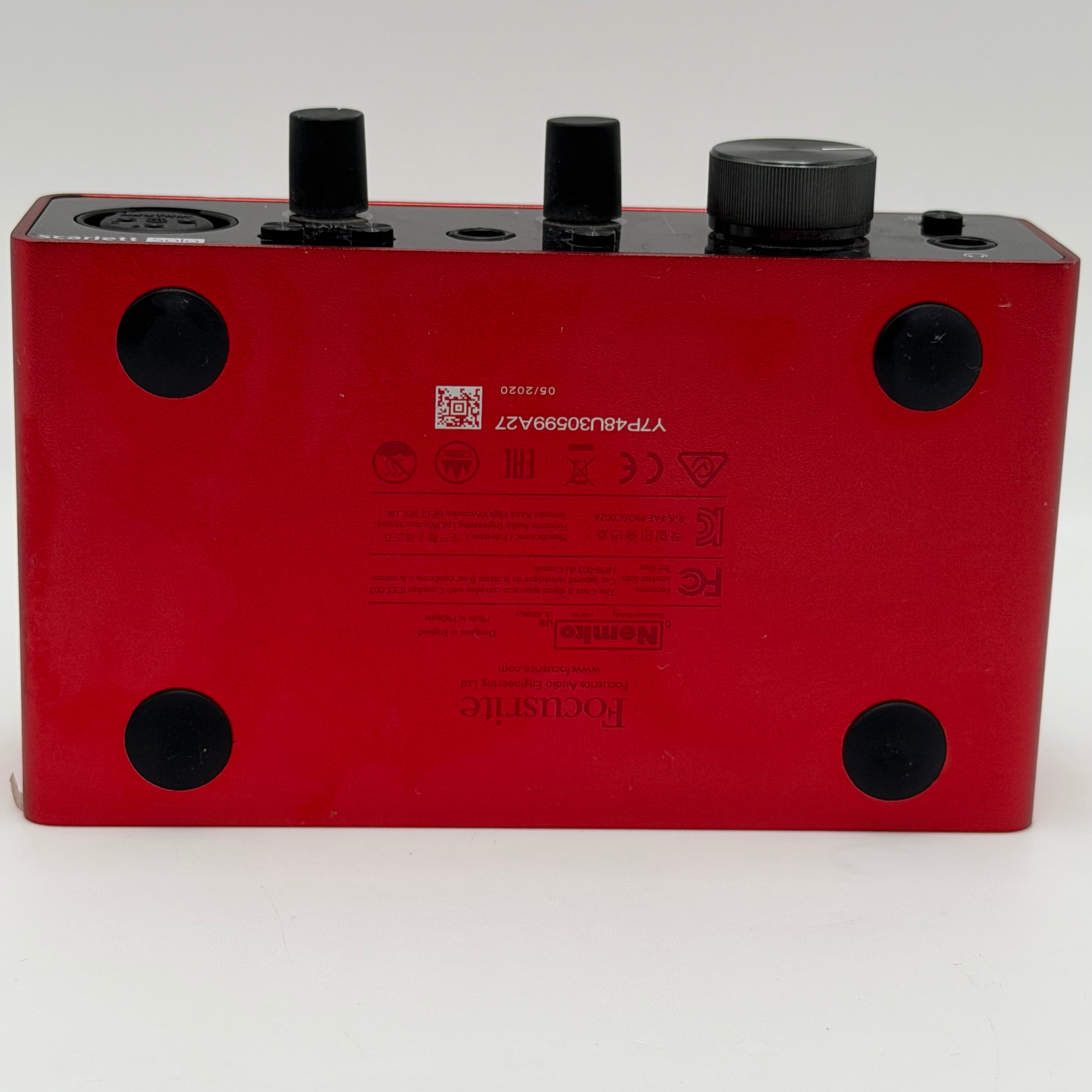 Focusrite Scarlett 2i2 3rd Gen USB Audio Interface 2-In/2-Out Studio Recording