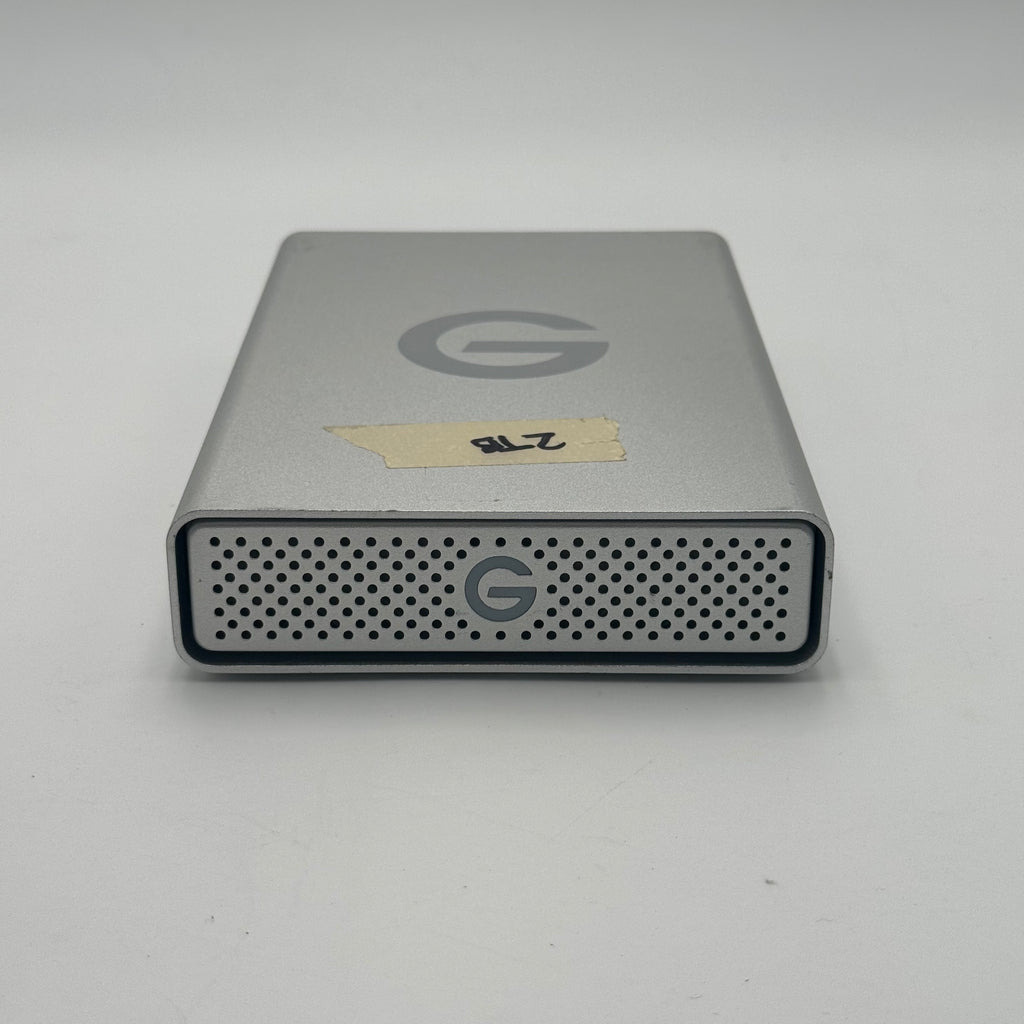 G-Technology 3.5" G-Drive USB 2TB USB-B to USB-A HDD ONLY - Tested/Working