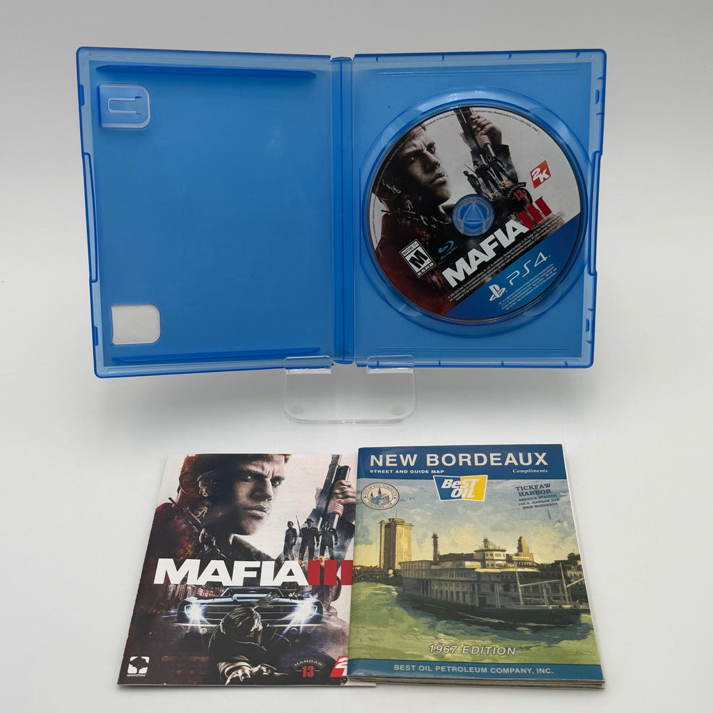 Mafia III 3 (Sony PlayStation 4, 2016) PS4 CIB Complete with Manual & Map