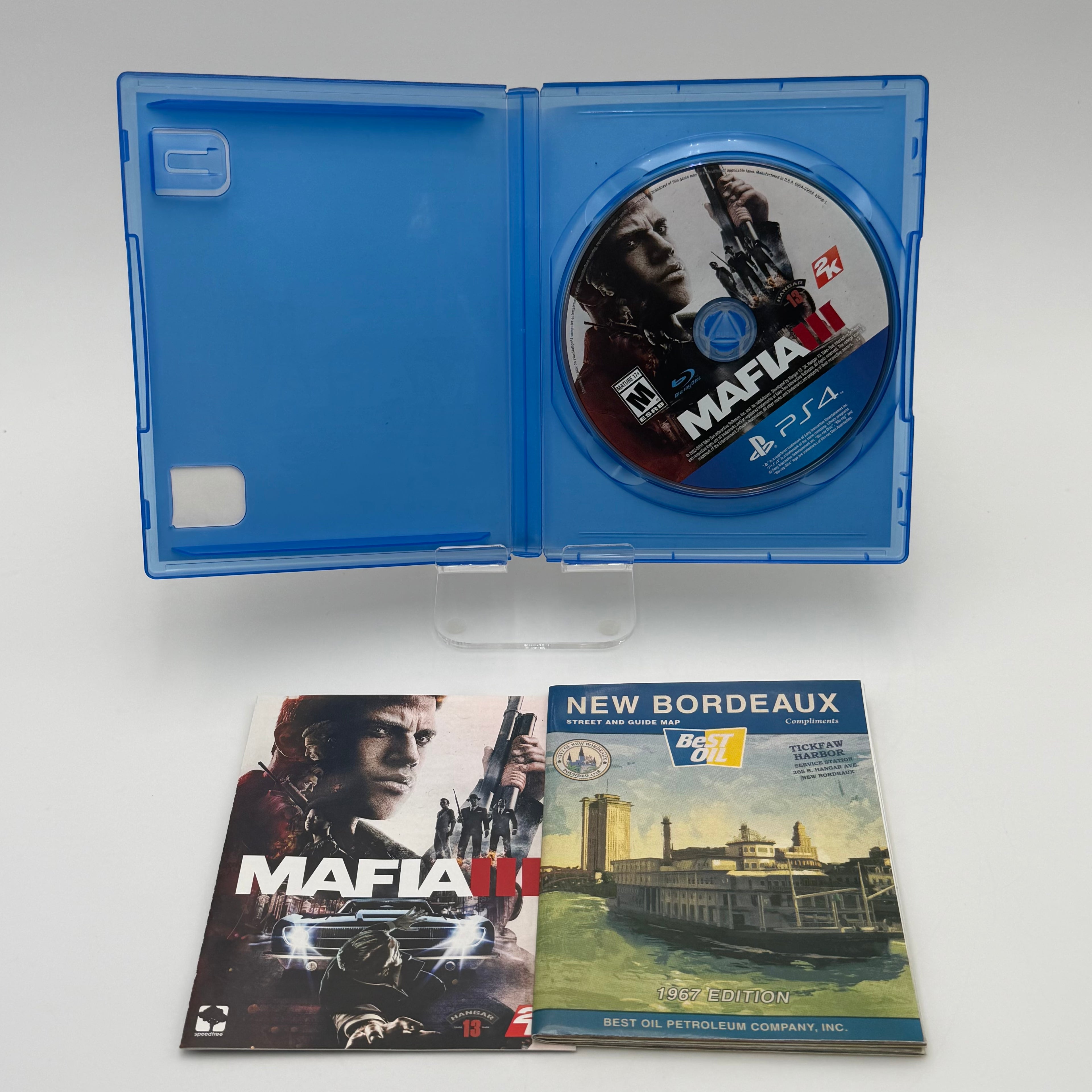 Mafia III 3 (Sony PlayStation 4, 2016) PS4 CIB Complete with Manual & Map