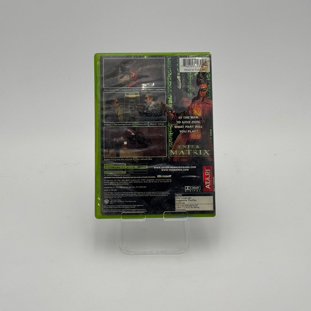 Xbox Enter the Matrix Video Game - Used