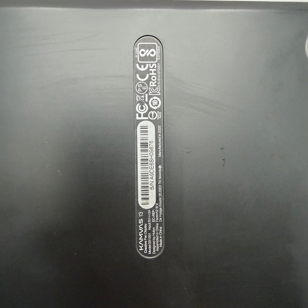 noinh Kamvas 13 Graphics Tablet Black