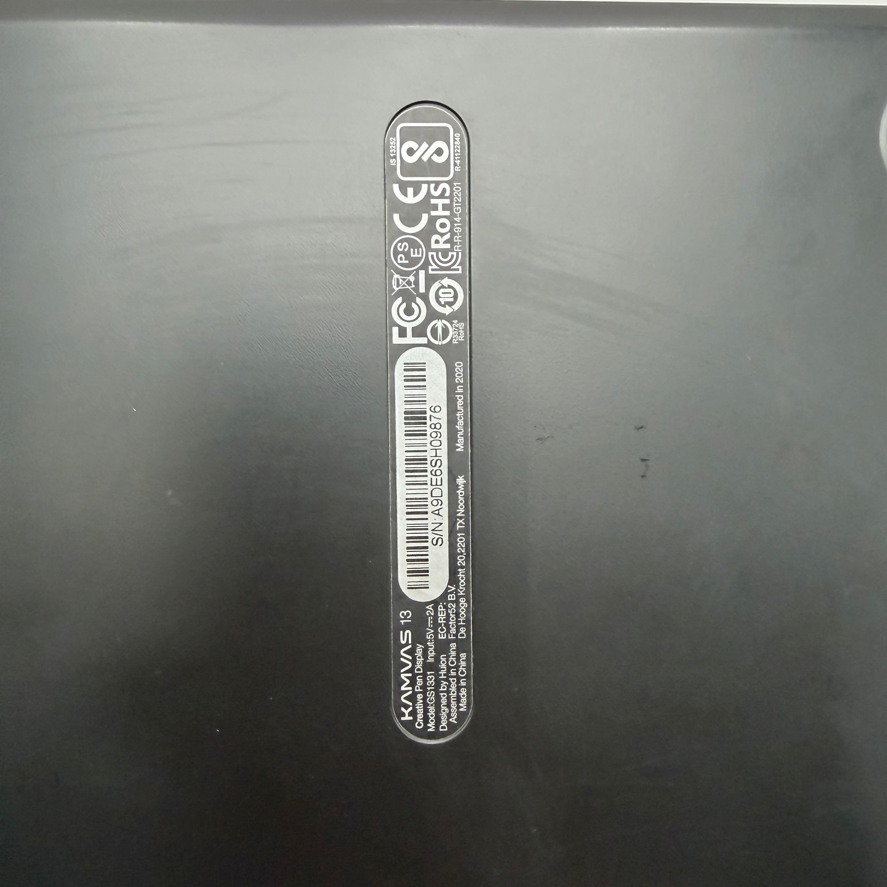 noinh Kamvas 13 Graphics Tablet Black