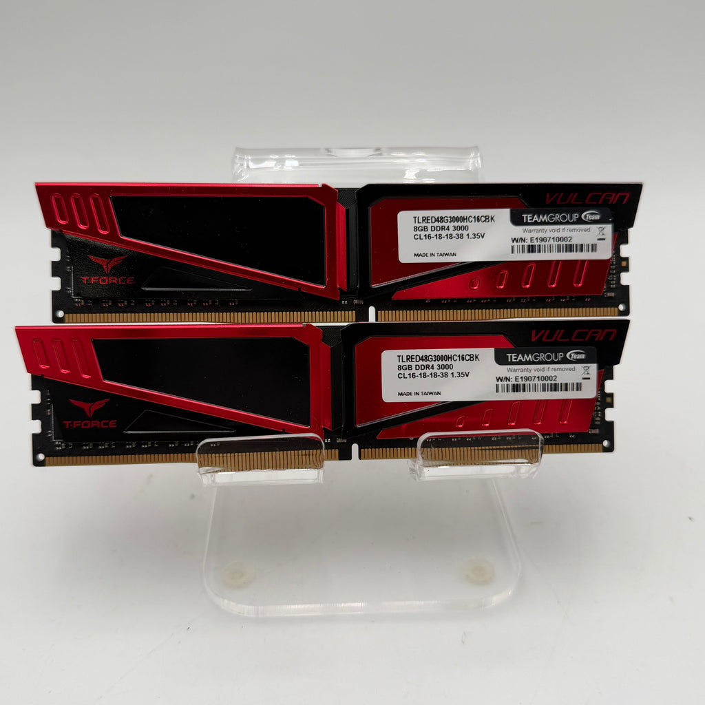 TeamGroup 16GB Vulcan 3000MHz Memory Module Black