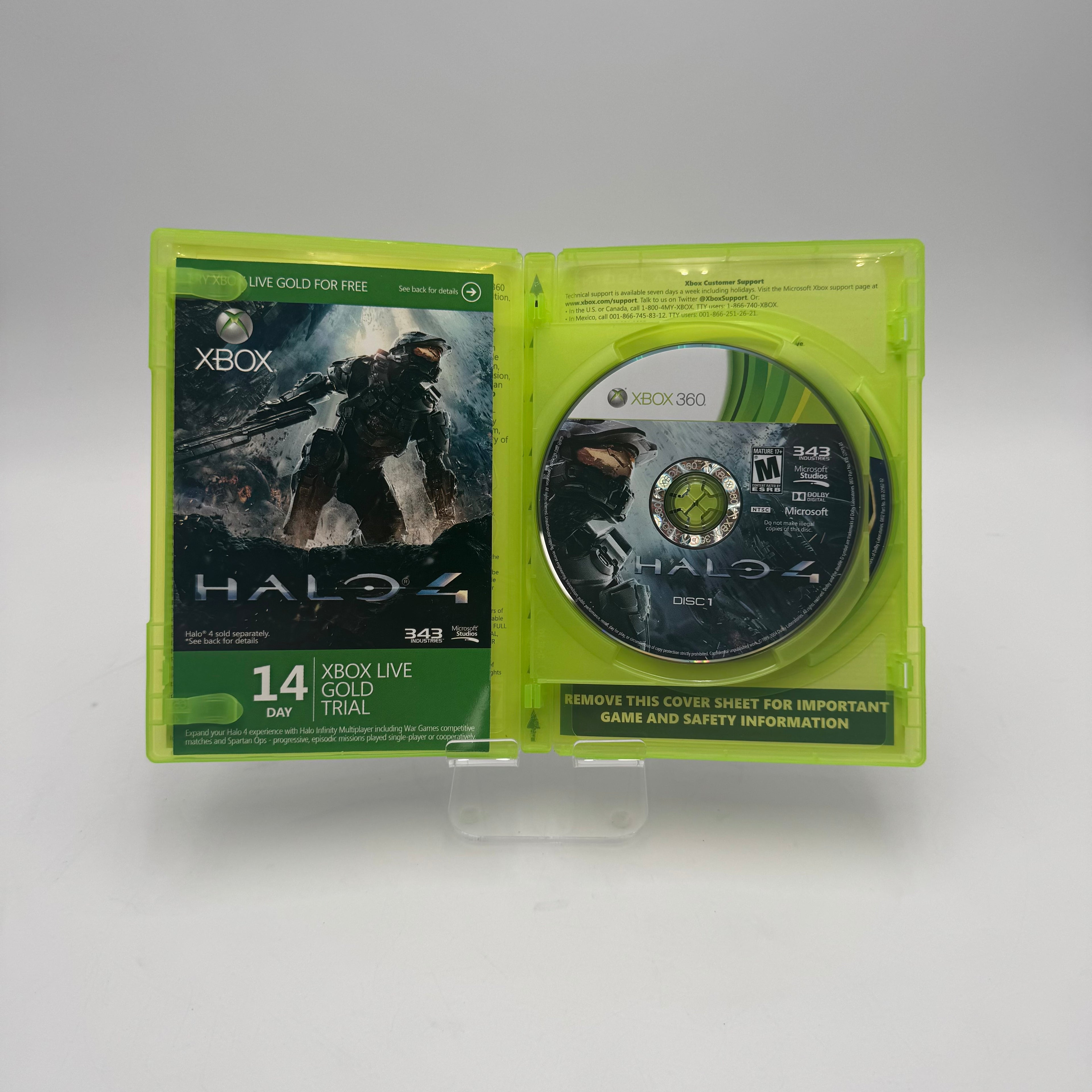 Microsoft Xbox 360 Halo 4 Video Game - Great Condition