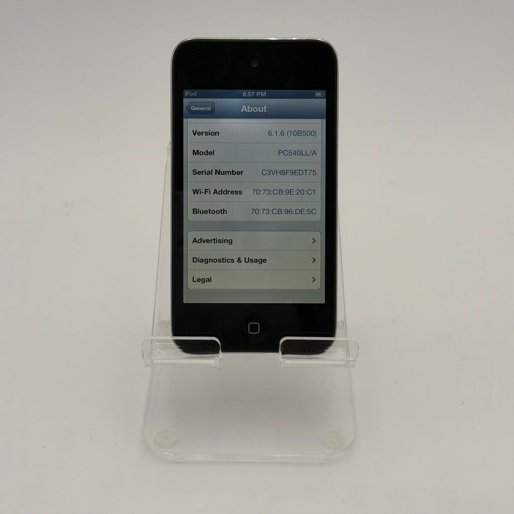 Apple iPod Touch 4th Gen A1367 8GB Black Used B MP3 Player