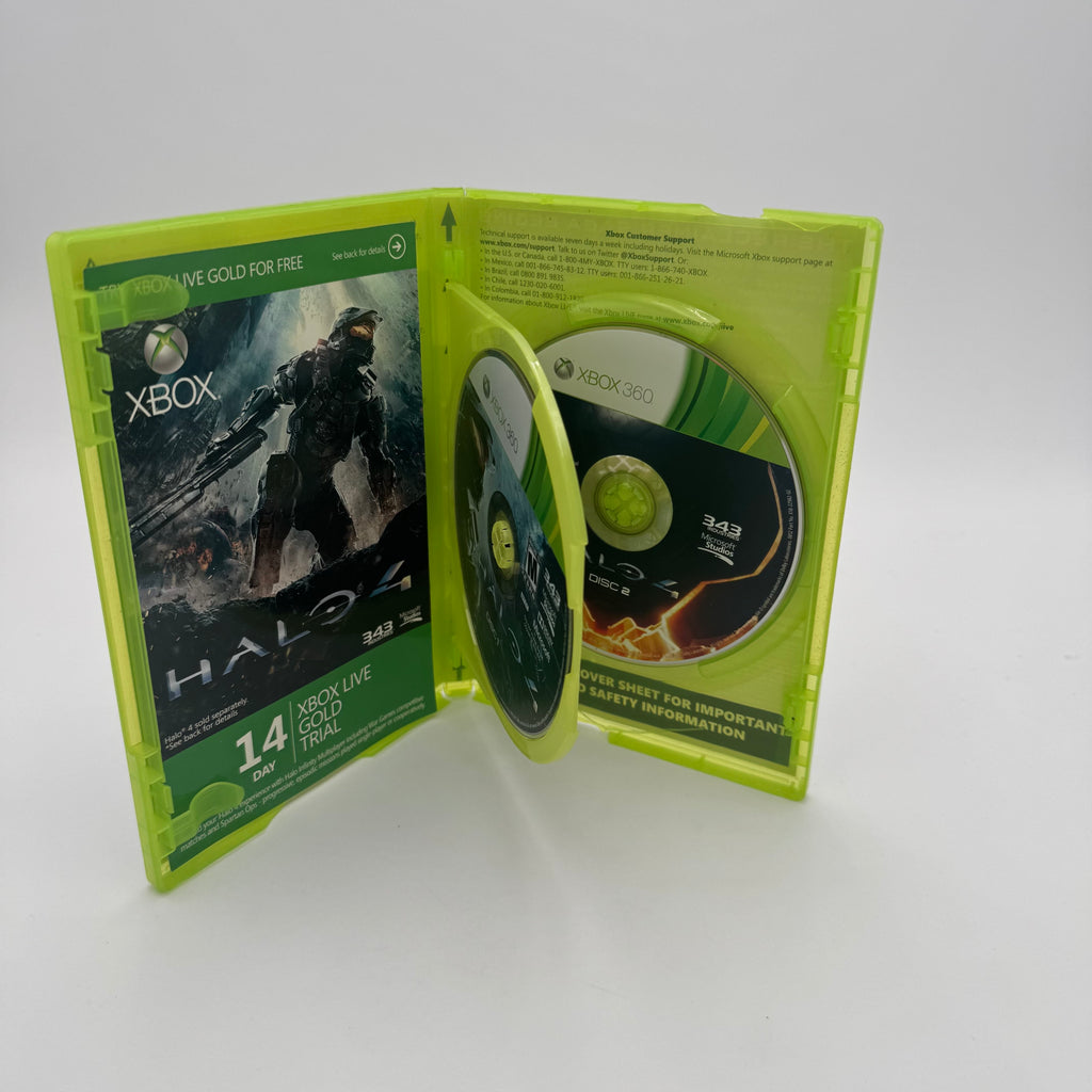 Xbox 360 Halo 4 Video Game - Green Case - Tested Working