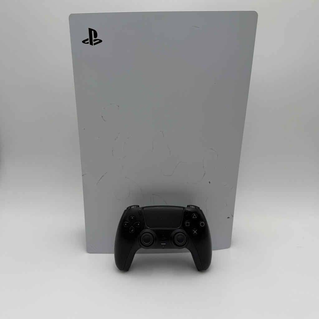 Sony PlayStation 5 Disc Edition CFI-1000A 825GB Console White Used - A