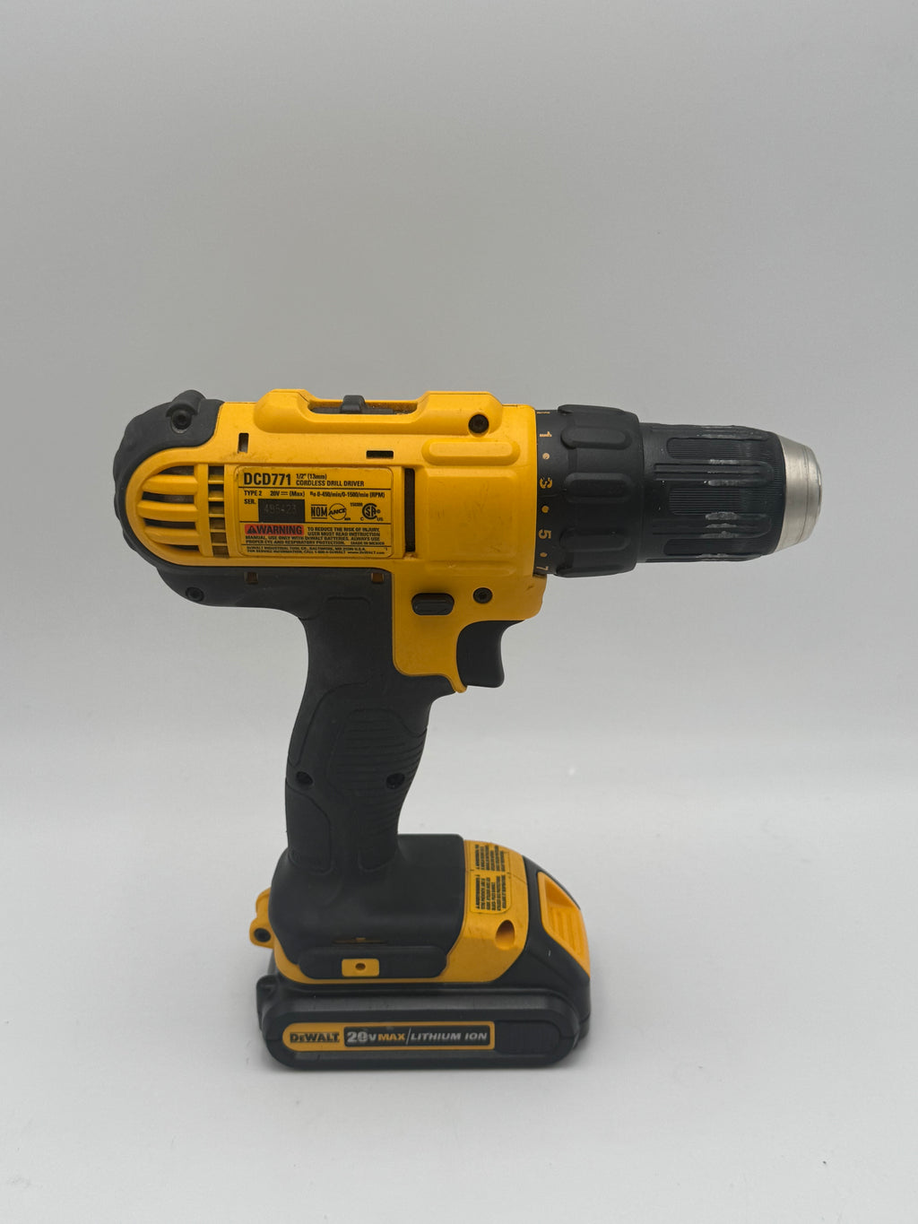 DeWalt DCD771 Drill Driver Used - A