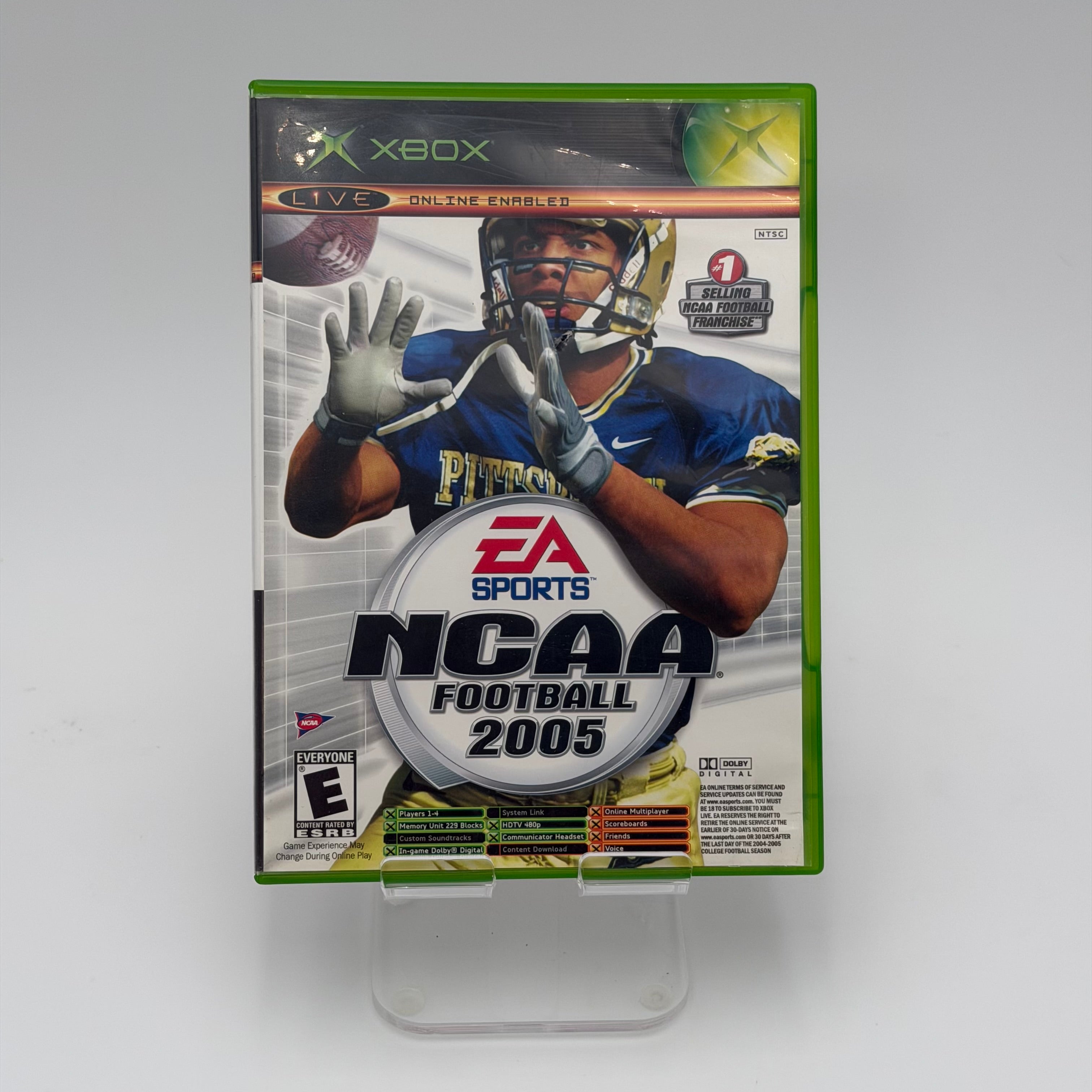 NCAA Football 2005 Top Spin Combo Microsoft Xbox CIB Excellent Free Shipping