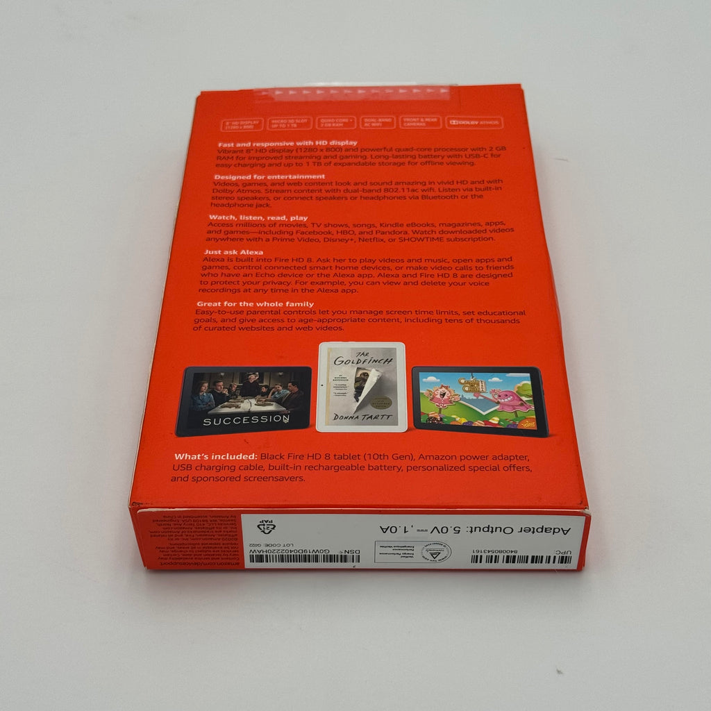 Amazon Fire HD 8 10th Gen | Model K72LL4 (2020) | 32GB | 8in | Tested/Working - New Open Box