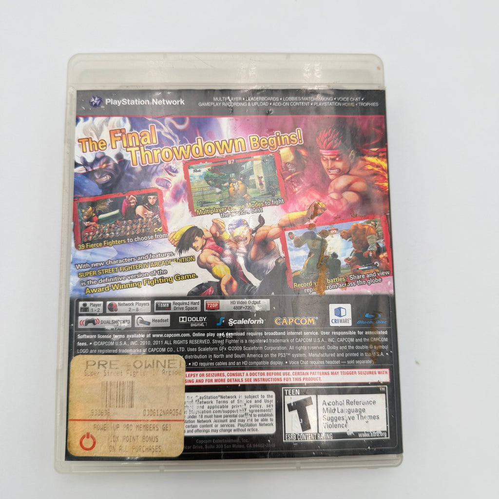 Super Street Fighter IV Arcade Edition - PlayStation 3 Video Game