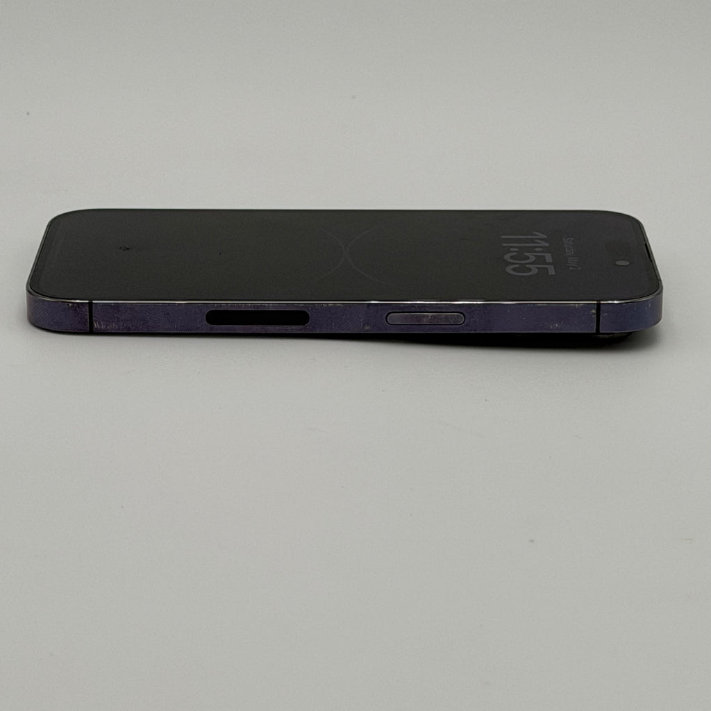 Apple iPhone 14 Pro 128GB Unlocked - Purple CRACKED BACK