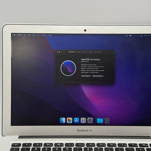 Apple MacBook Air 13" A1466 2017 13-inch 8GB RAM 128GB SSD Silver