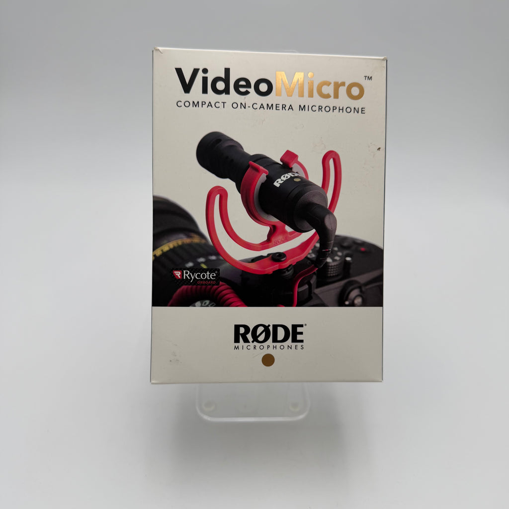 Rode Microphone videomicro compact mount on-camara microphone