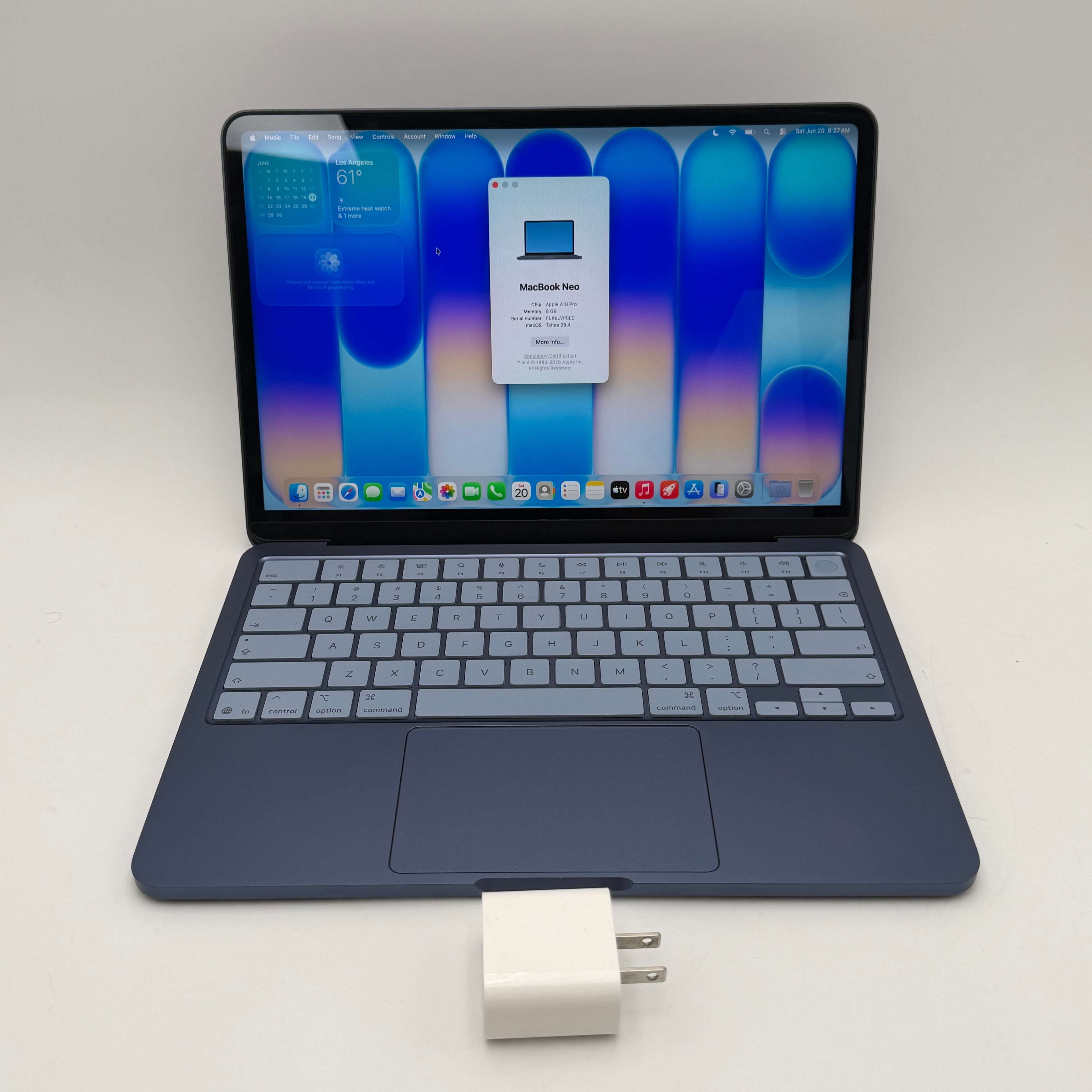2026 Apple MacBook Neo 13" A18 Pro 5C GPU 4.0GHz 8GB RAM 512GB SSD A3404