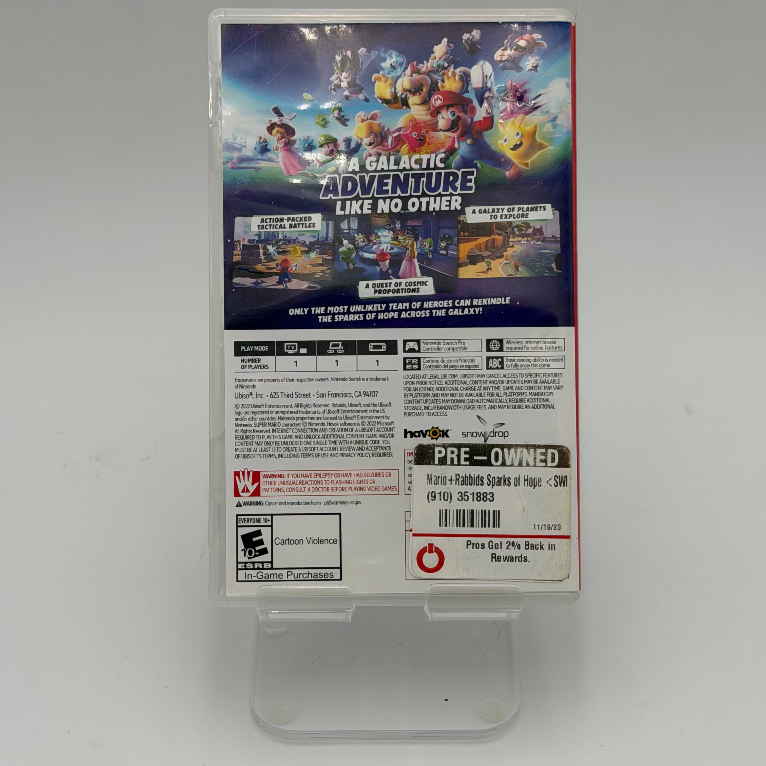 Mario + Rabbids Sparks of Hope for Nintendo Switch